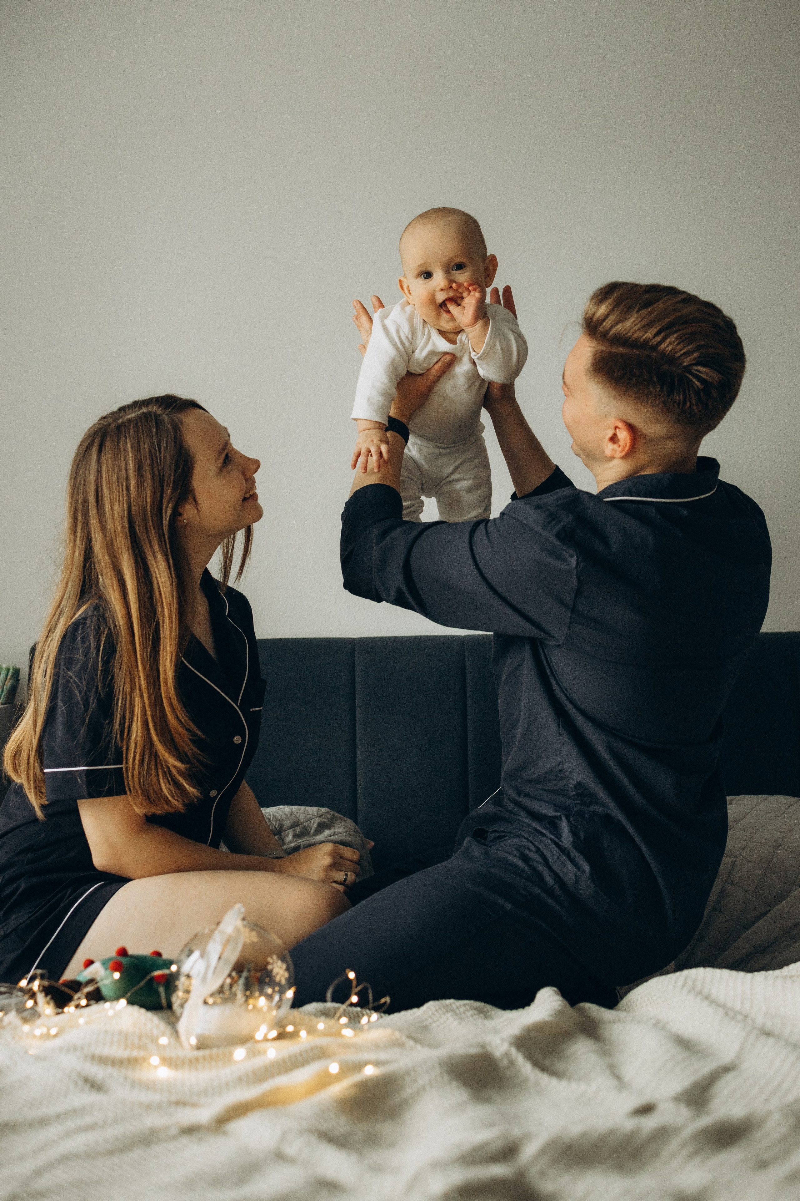 Первый Новый год Андрюши. Фотограф lifestylе в Москве Пшеничная Анастасия