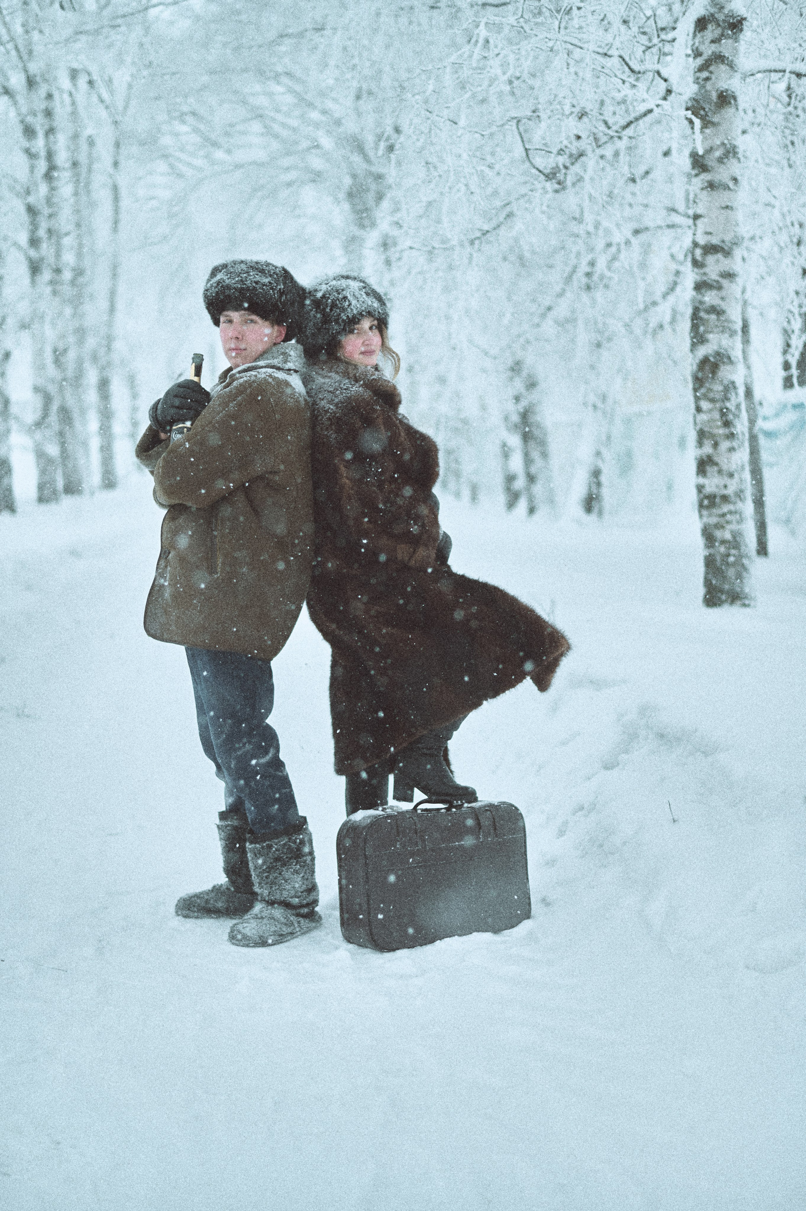 Арина и Кирилл. Вьюга. Женский фотограф в Череповце Даша Акулич