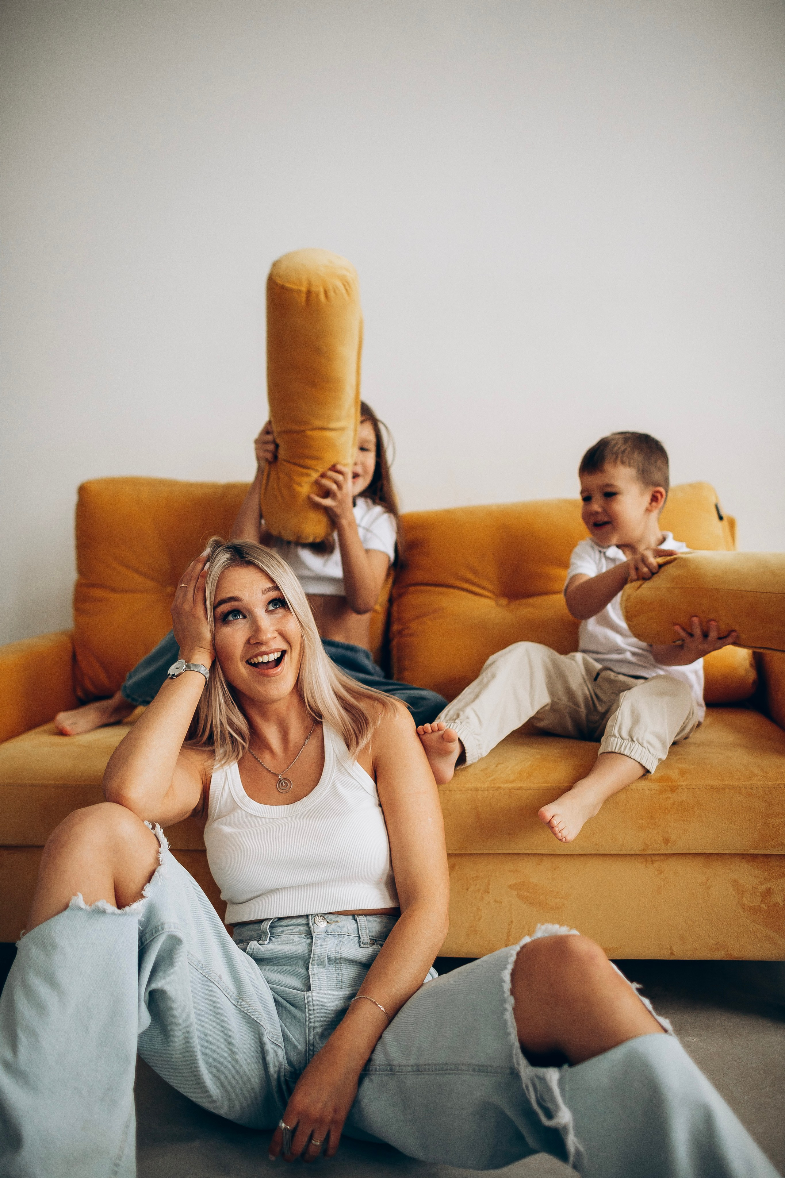 Женя с детками. Семейная съемка — это красивый способ признаться своей семье в любви