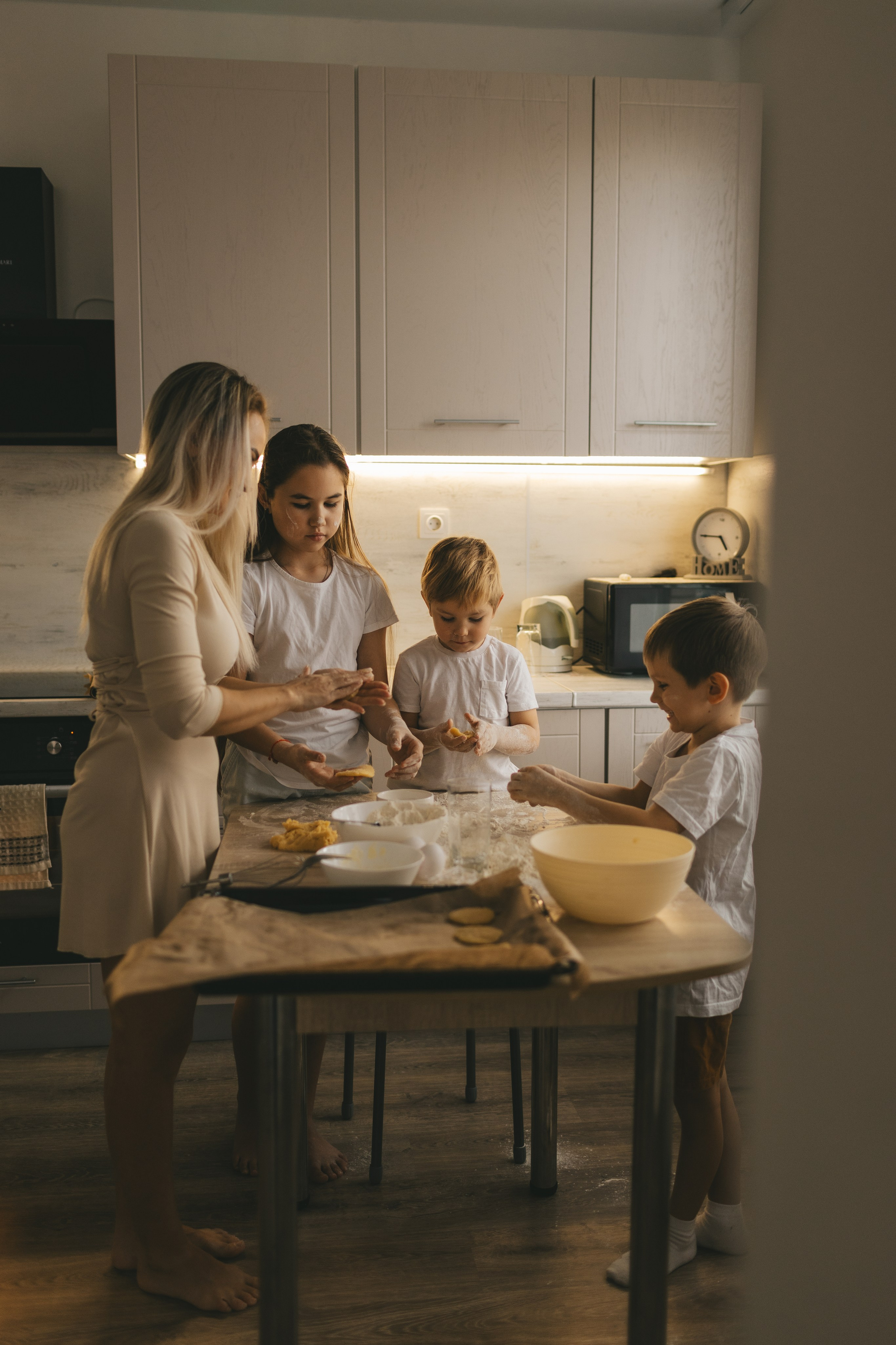 Готовим печеньки. Семейный и детский фотограф и видеограф в Москве, Дрокина Наталья