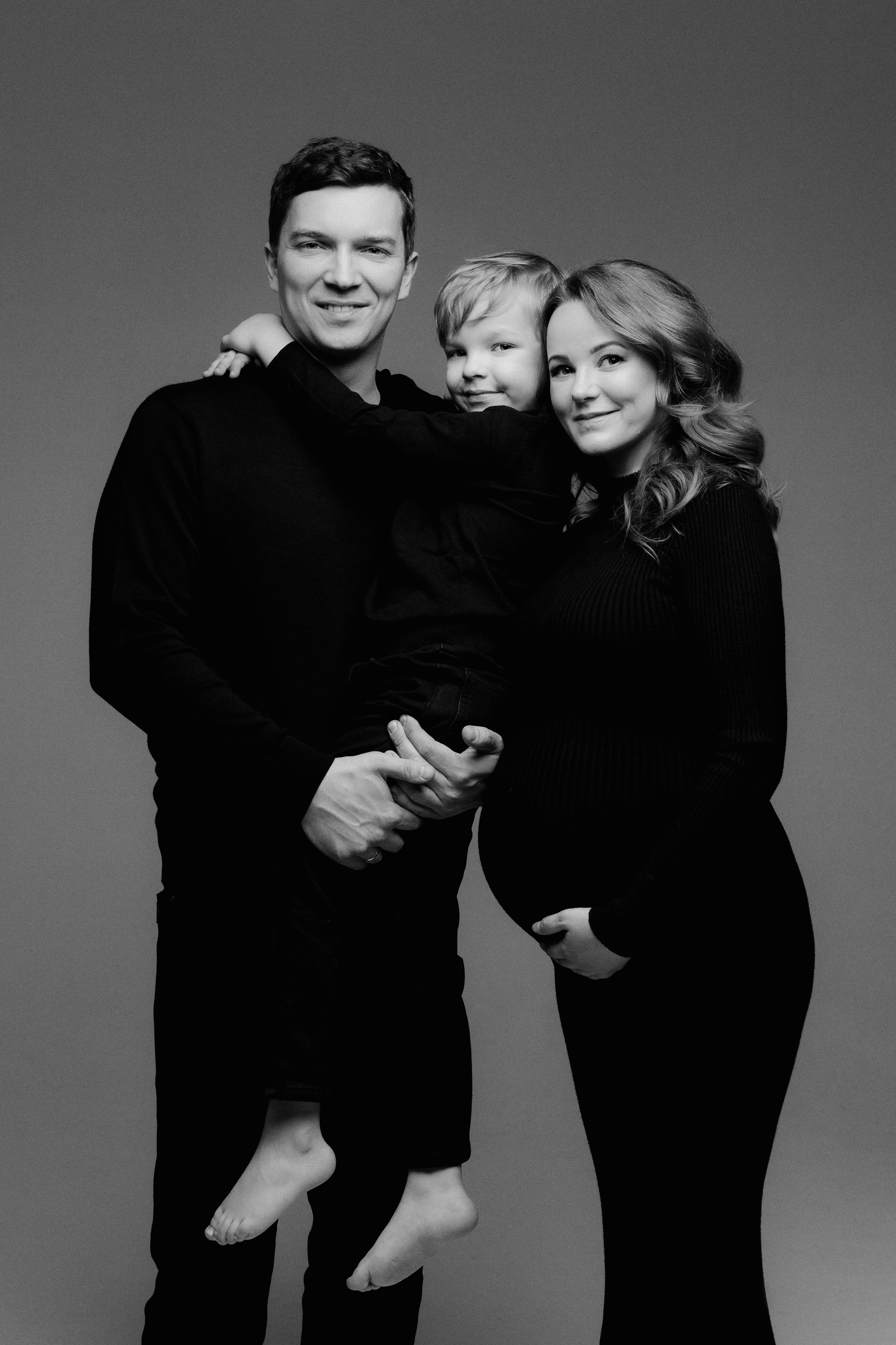 Семейная ЧБ. Фотограф в Москве Ольга Сатони