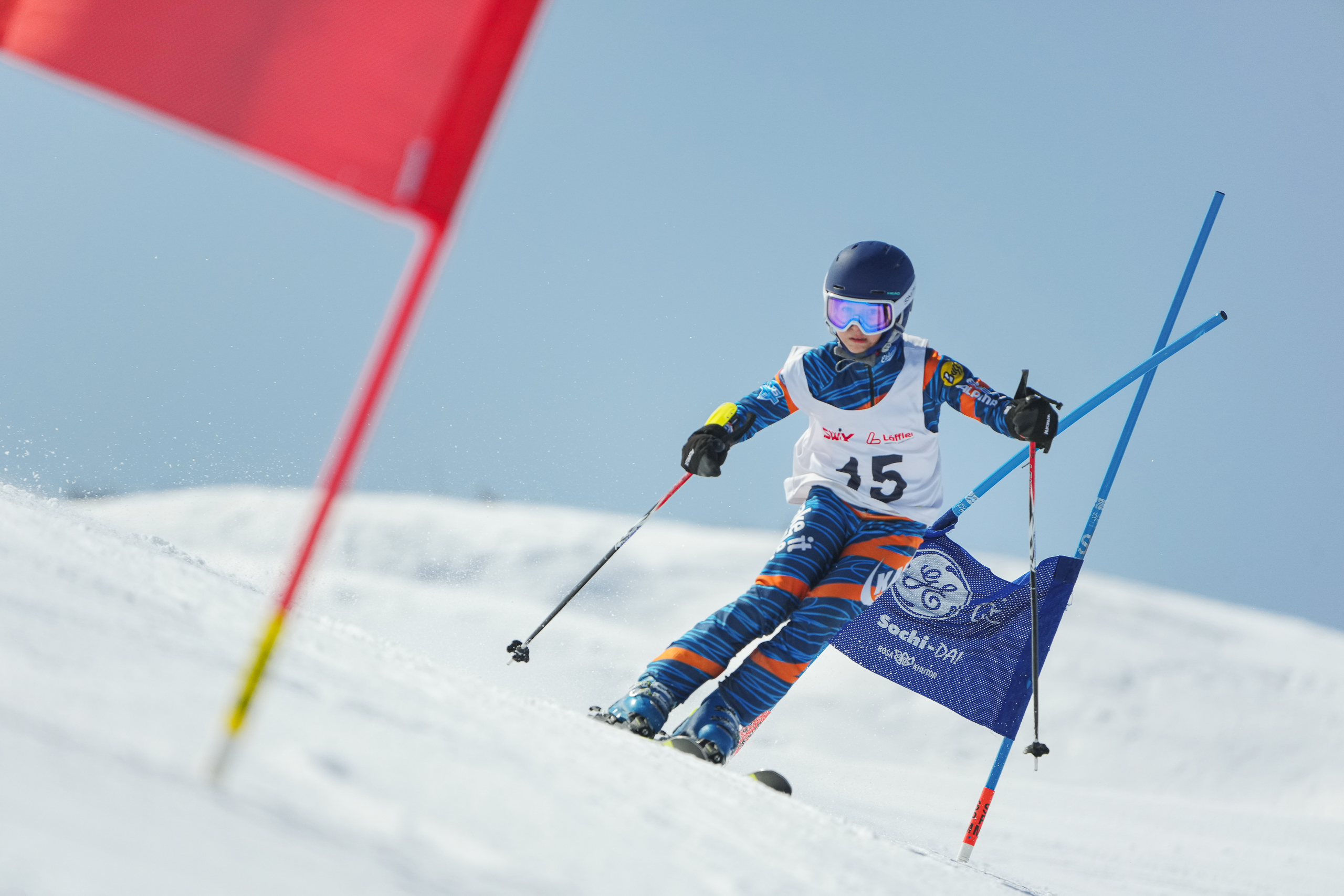 GS (Giant Slalom) - Слалом-гигант. Соревнования по горнолыжному спорту. Московская область, Шуколово