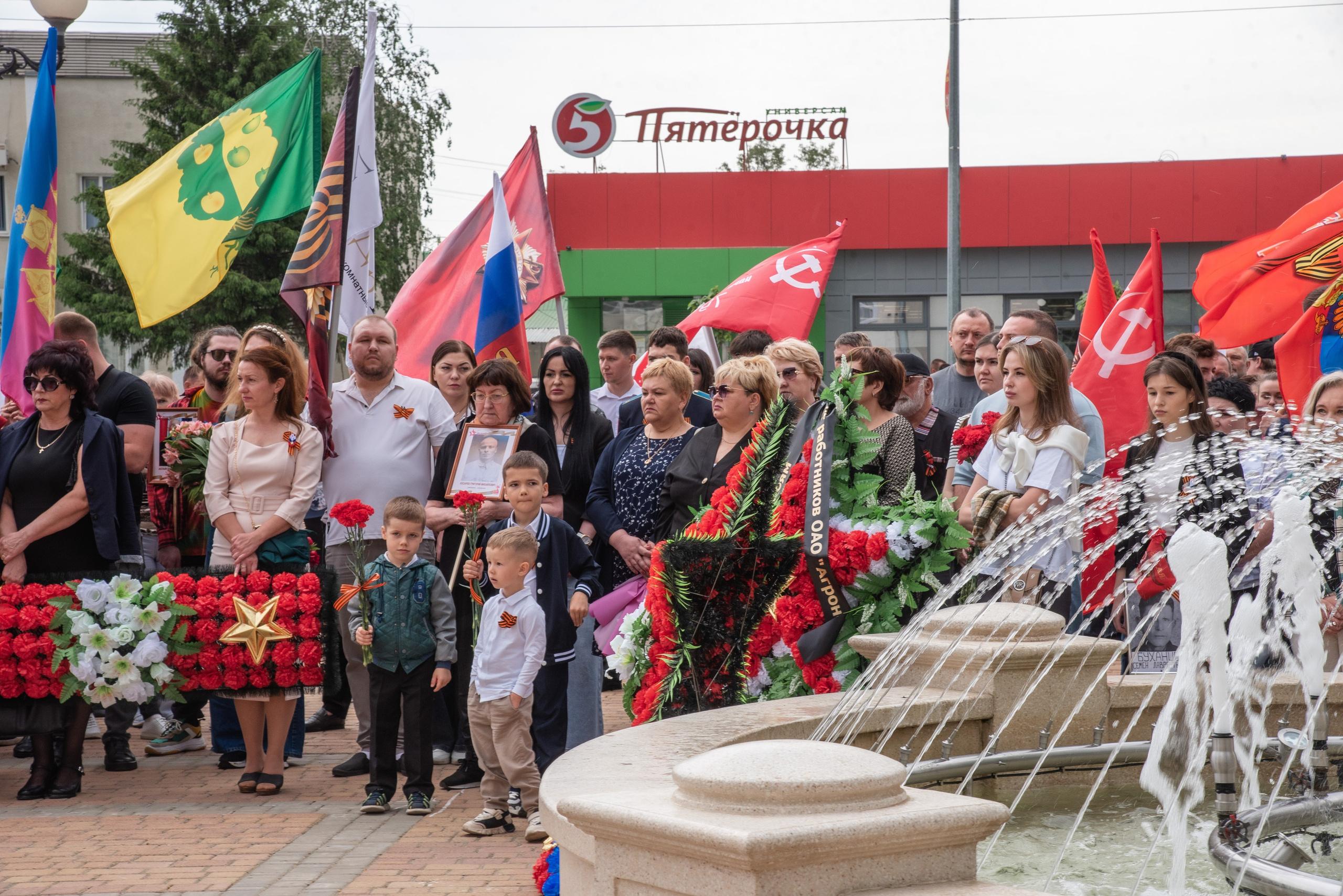 Репортаж для СМИ_9мая_п.Агроном (цветокор). Детский и семейный фотограф Краснодар / Сочи Сергеева Олеся