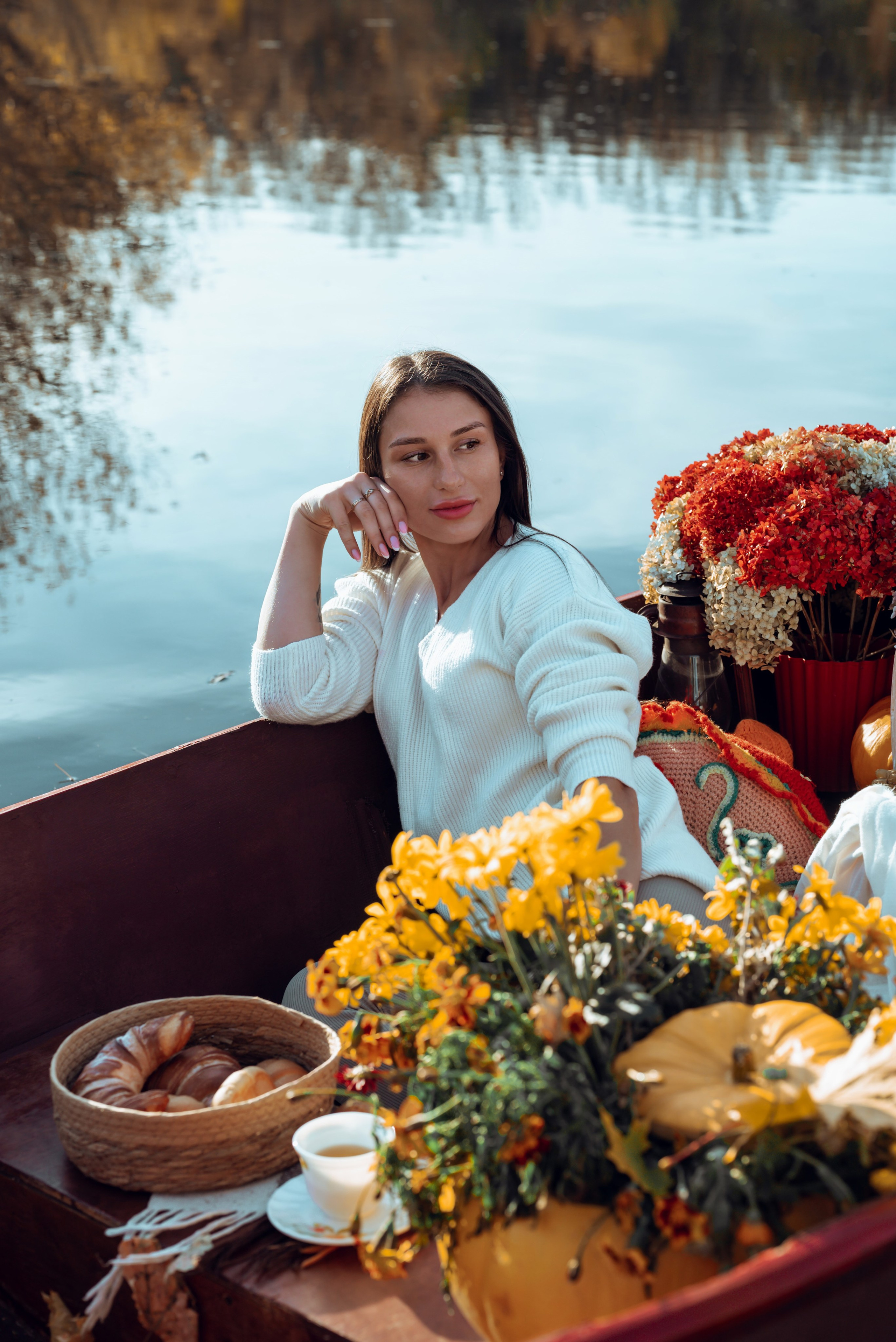 Фотопроект с осенней лодкой. Фотограф в городе Салават