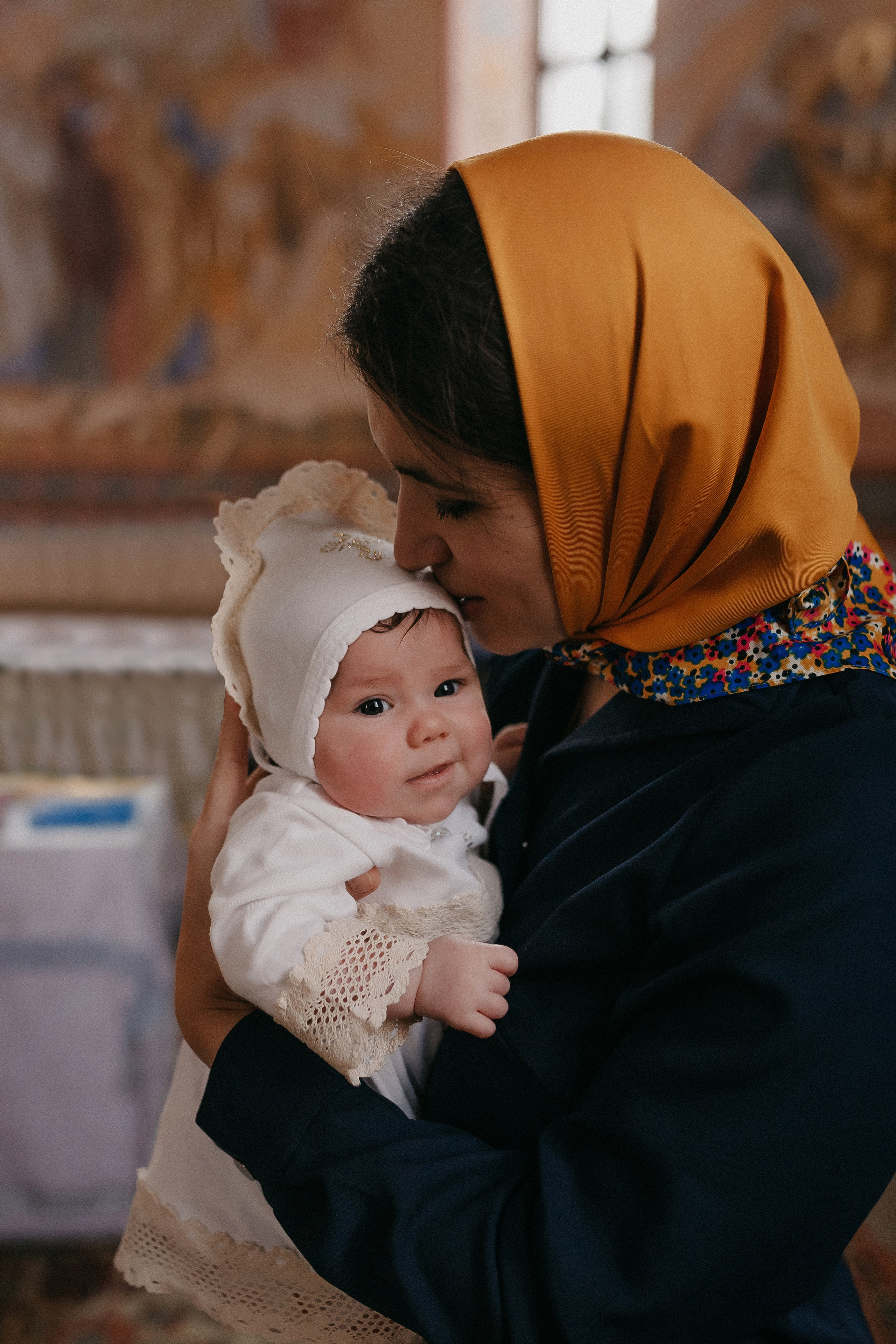 Крещение Арины. Храм Георгия Победоносца. Семейный фотограф в Сургуте