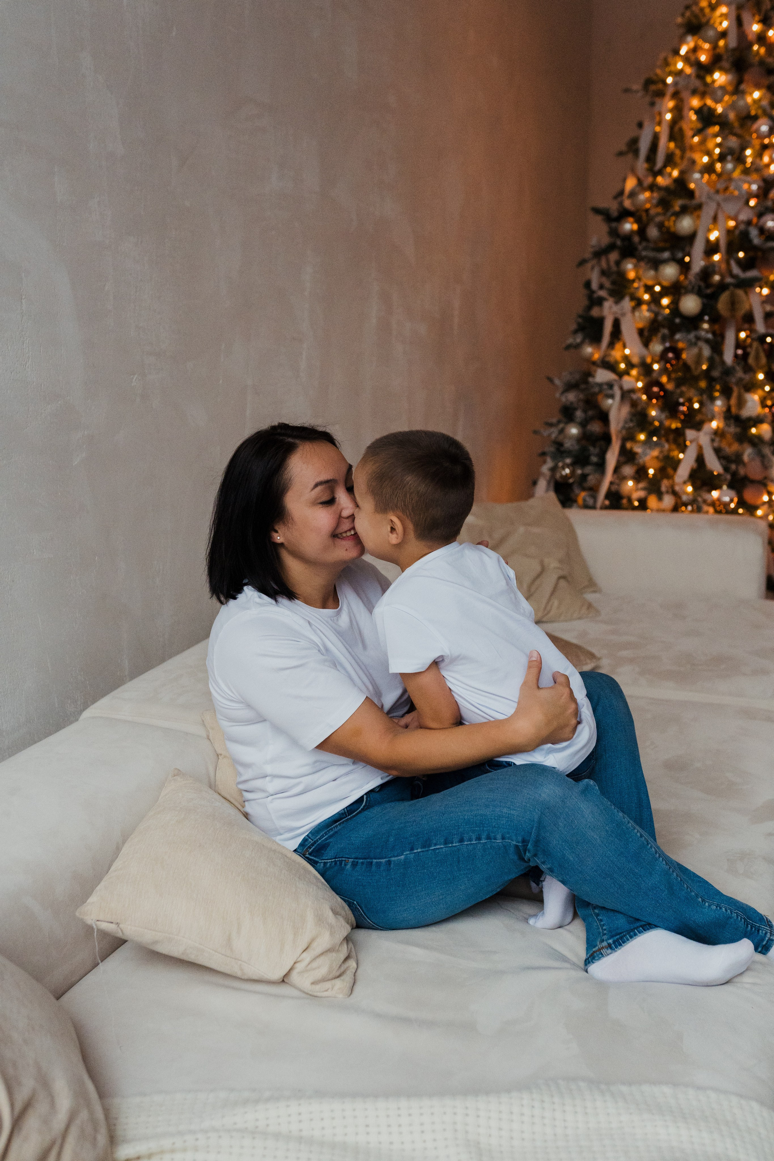 Семейная фотосессия в студии в Москве, семейный фотограф Анна Полушина. Свадебный фотограф в Москве Анна Полушина