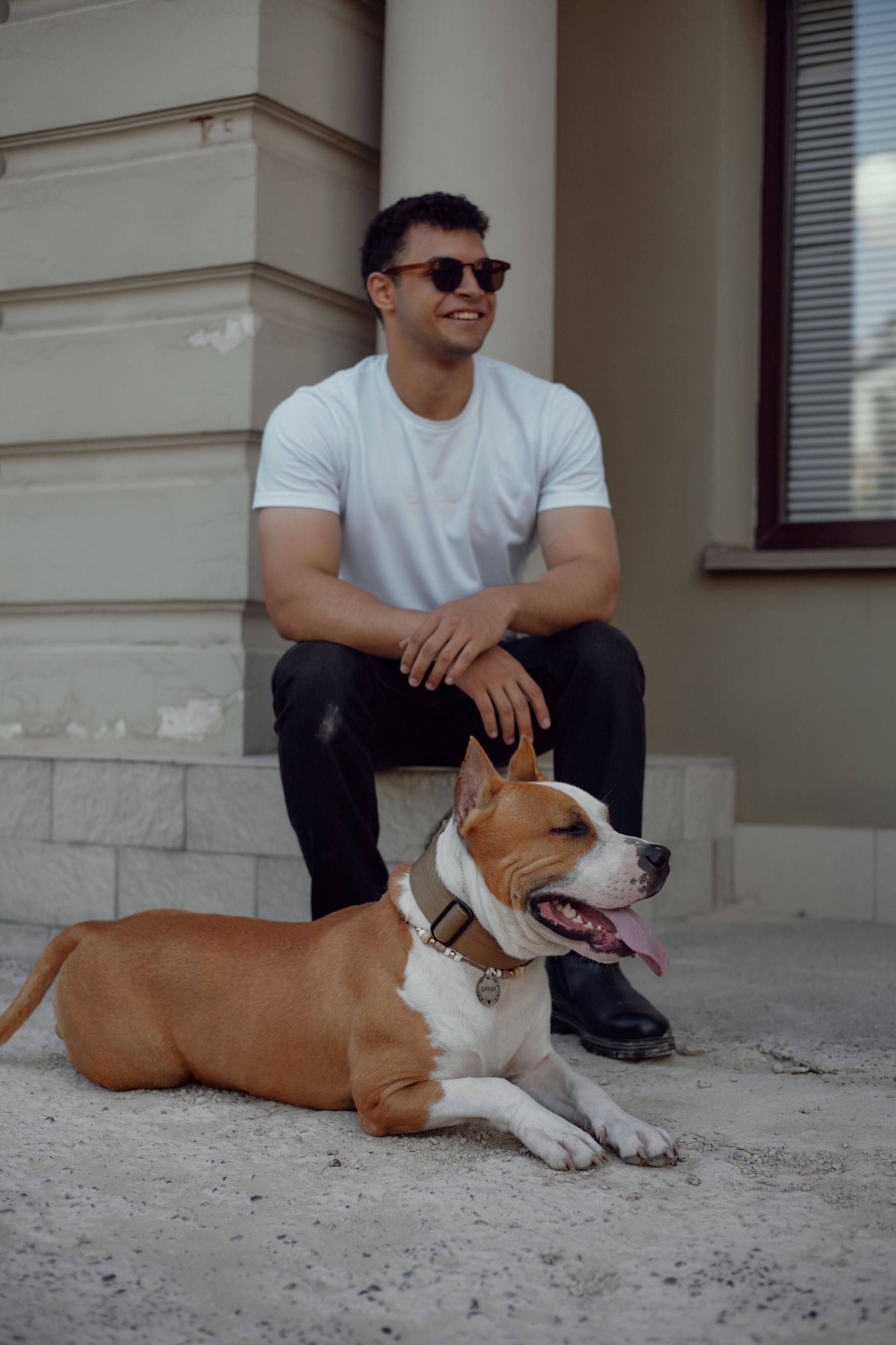 Абдо (прогулка с собакой). Фотограф из Казани