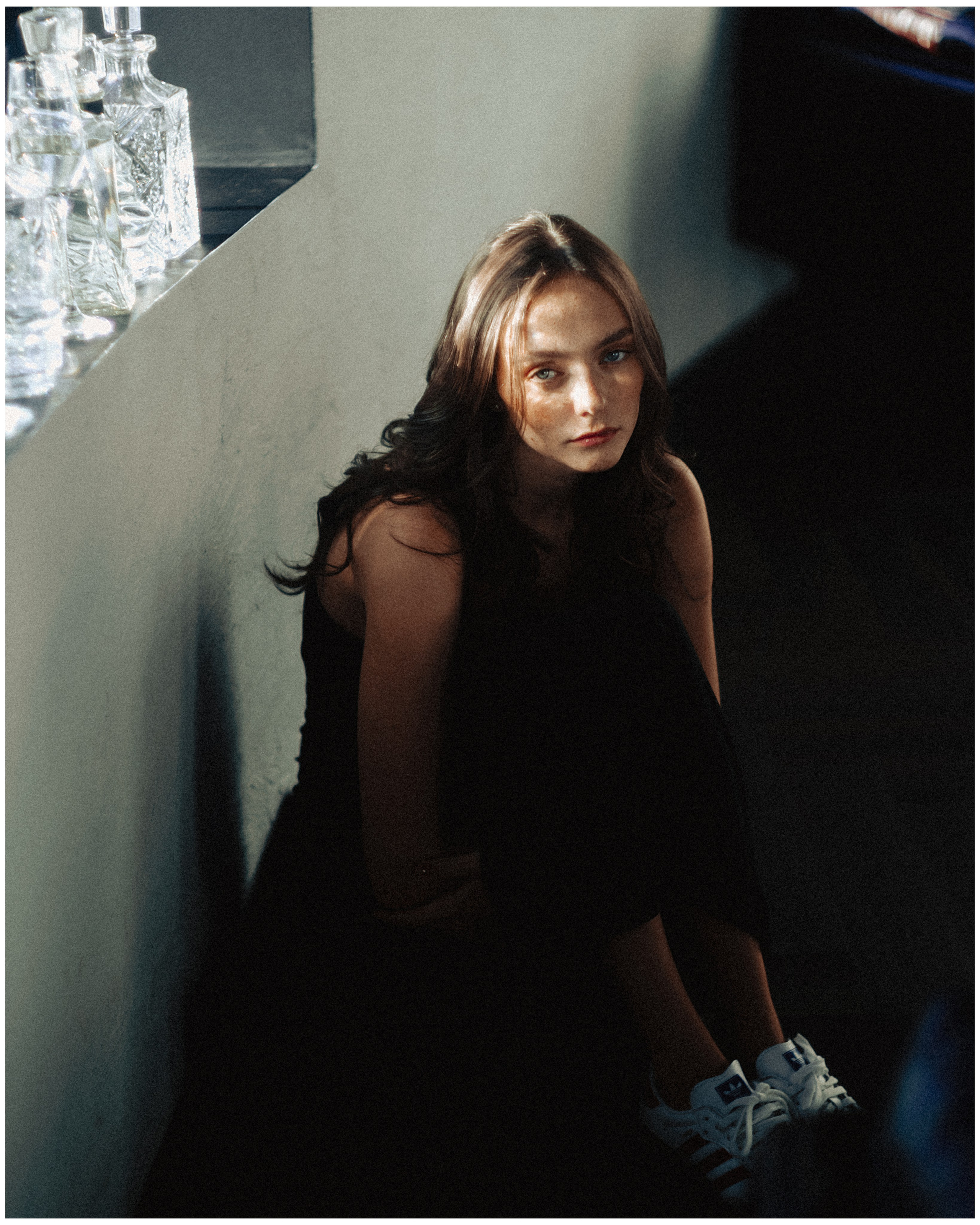 Арт фотосессия с необычной идеей в студии в Москве