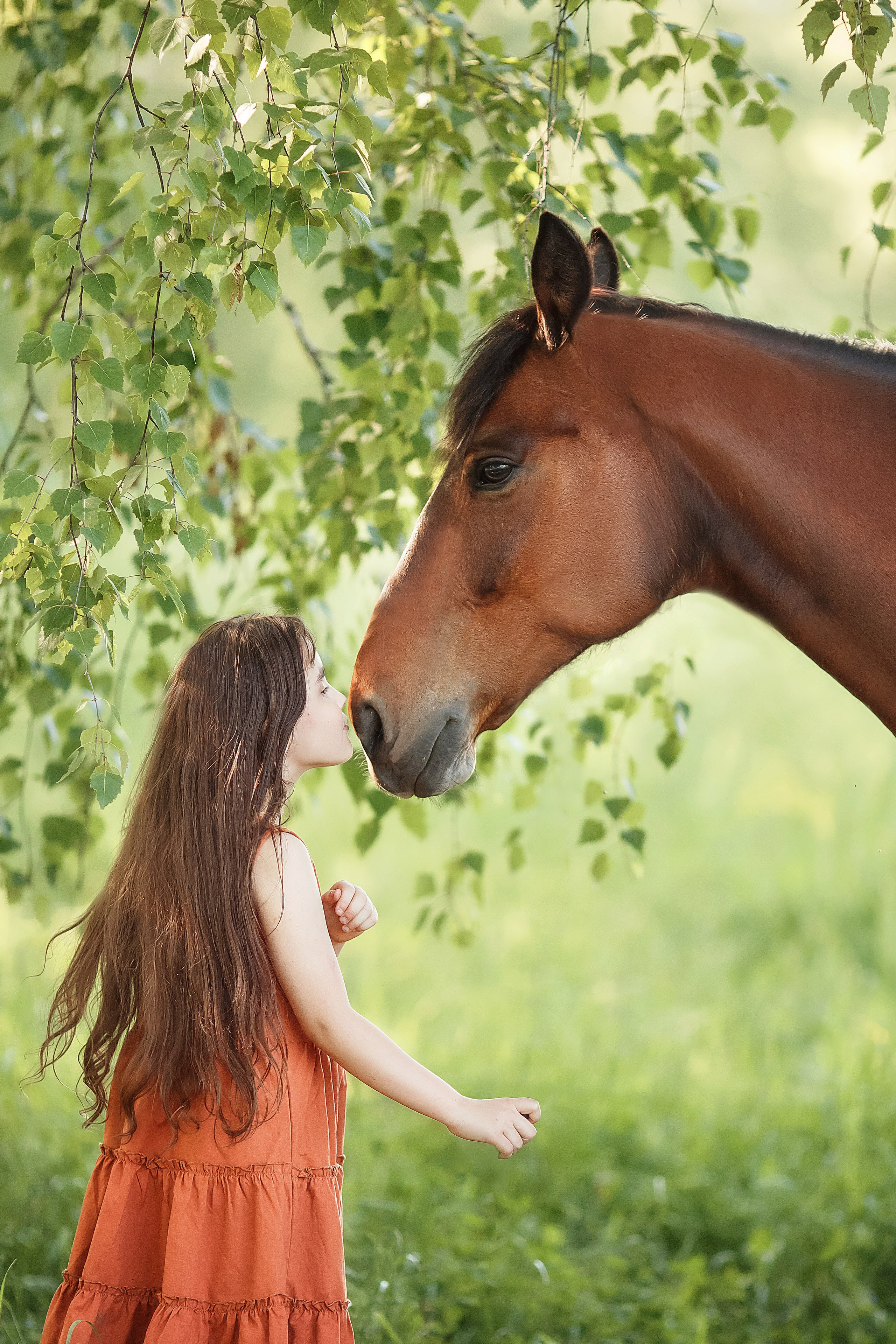 С конем. Сказочный фотограф фотопроекты фототуры в Новосибирске и на Алтае