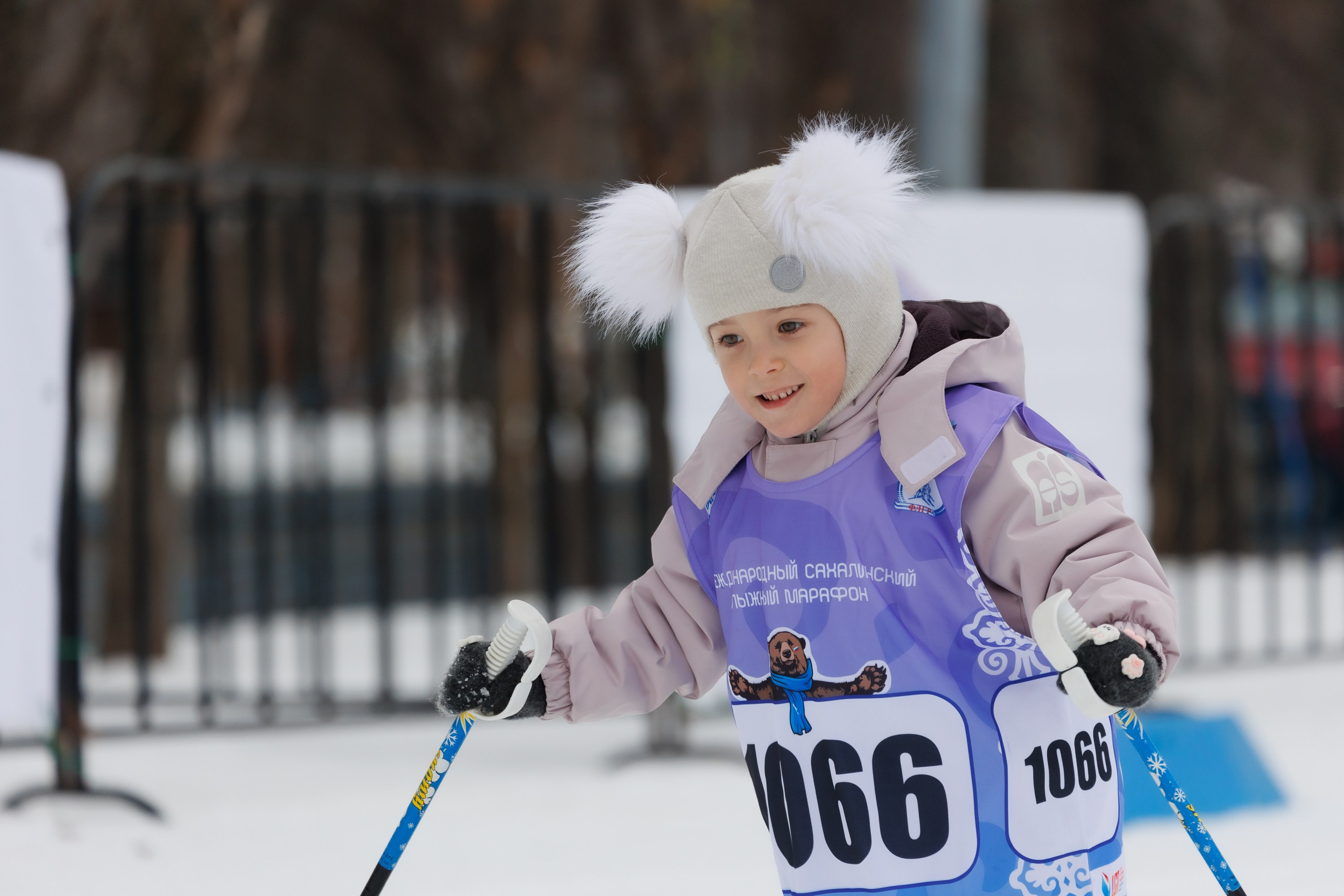 XXVII Сахалинский лыжный марафон. Фотограф Анастасия Зубкова
