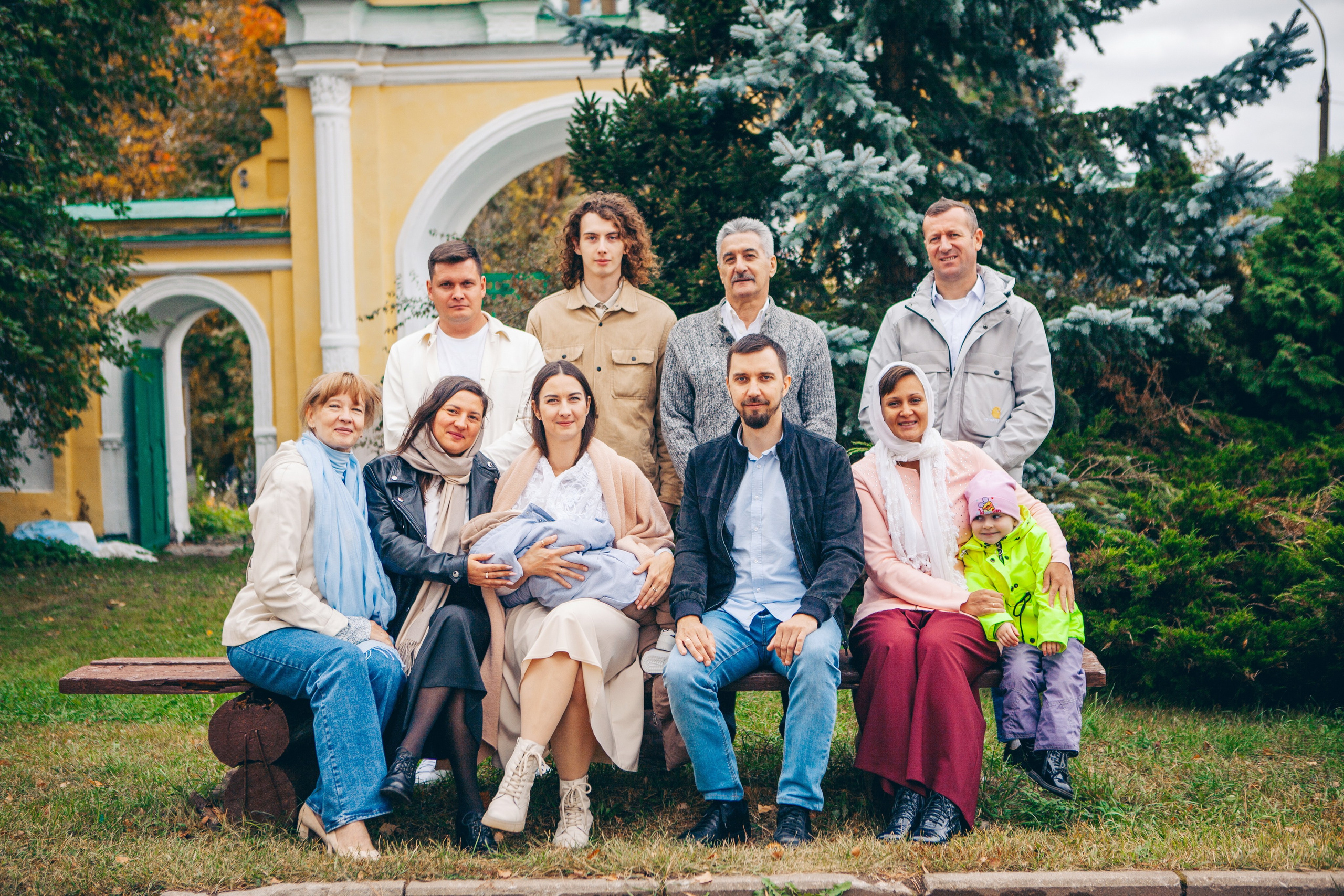 Крещение ребенка в церкви. Фотограф Ольга Ефремова