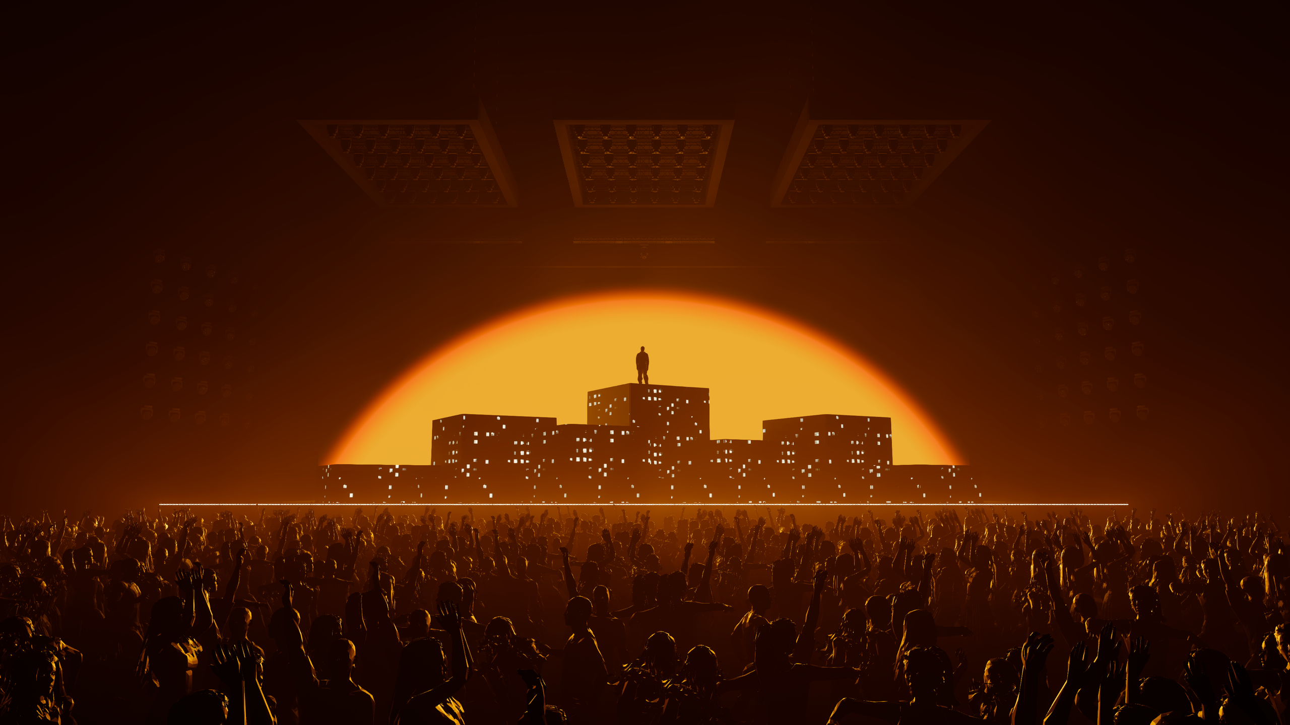 ABOVE THE CITY. OOPS