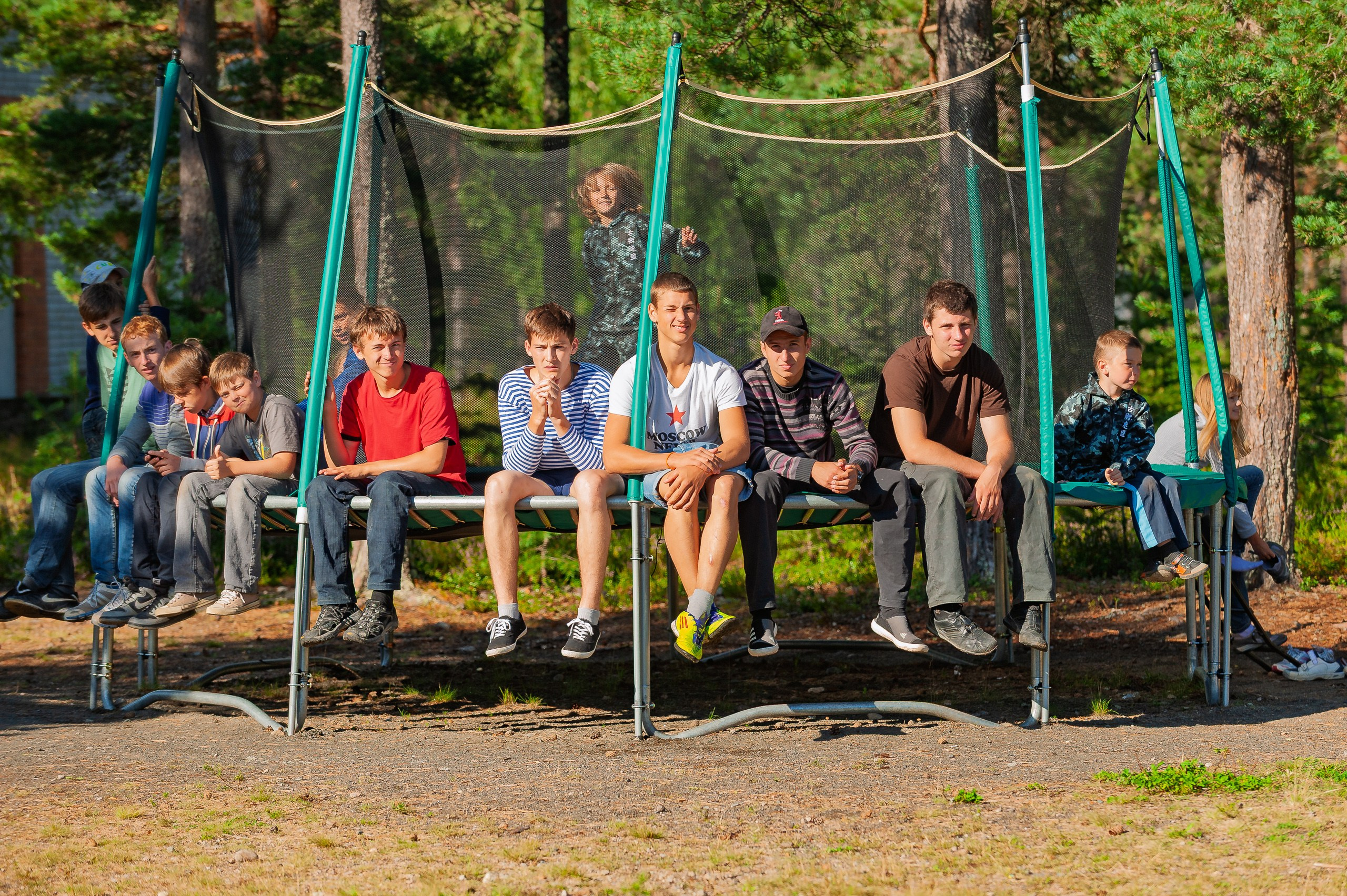 Летние тренировочные боры Школы Боевых Искусств «МОН» 2012 г. Карелия, отдыхаем