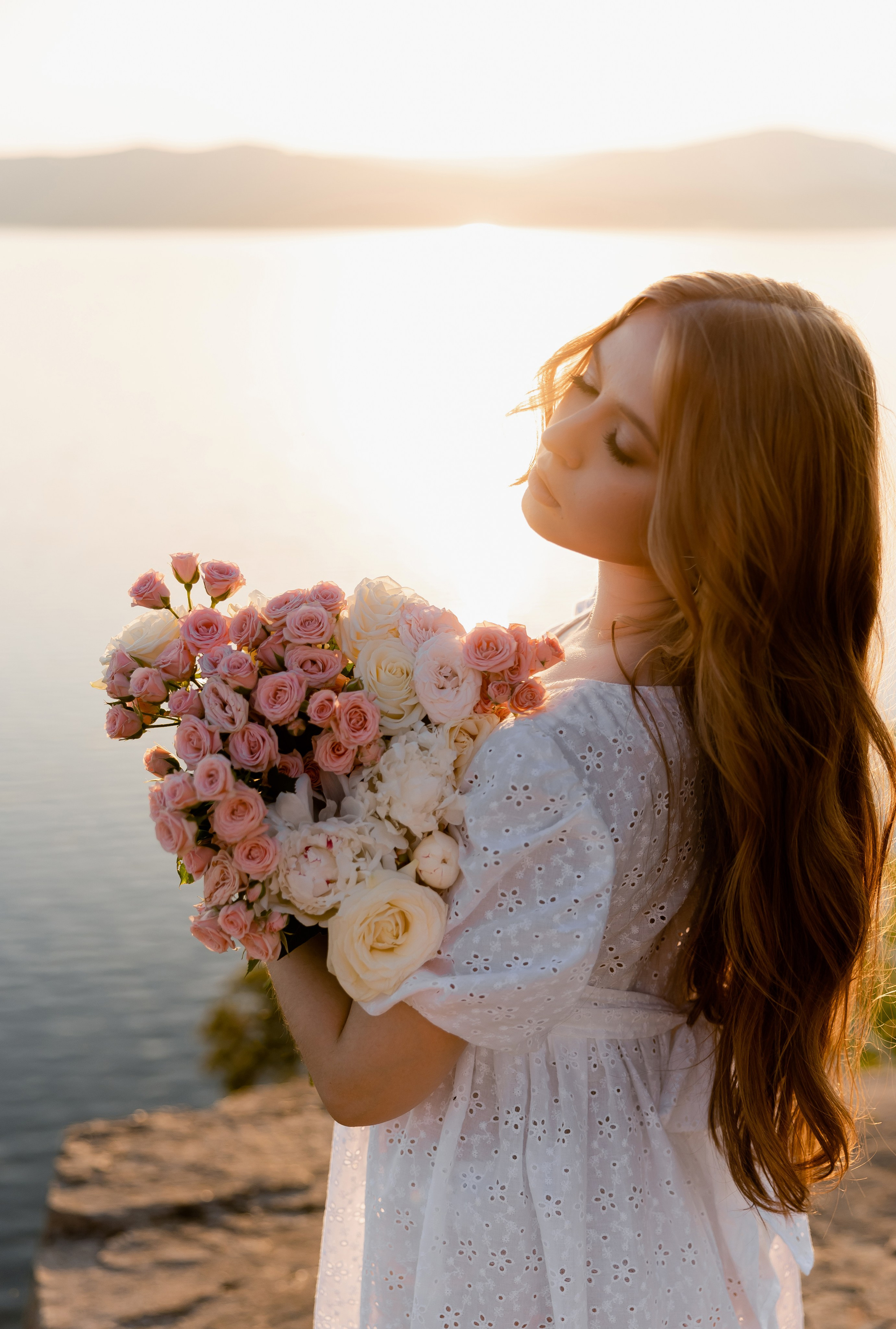 Юлия, съёмка на озере. Свадебный и портретный фотограф в Миассе Филиппенко Дарья