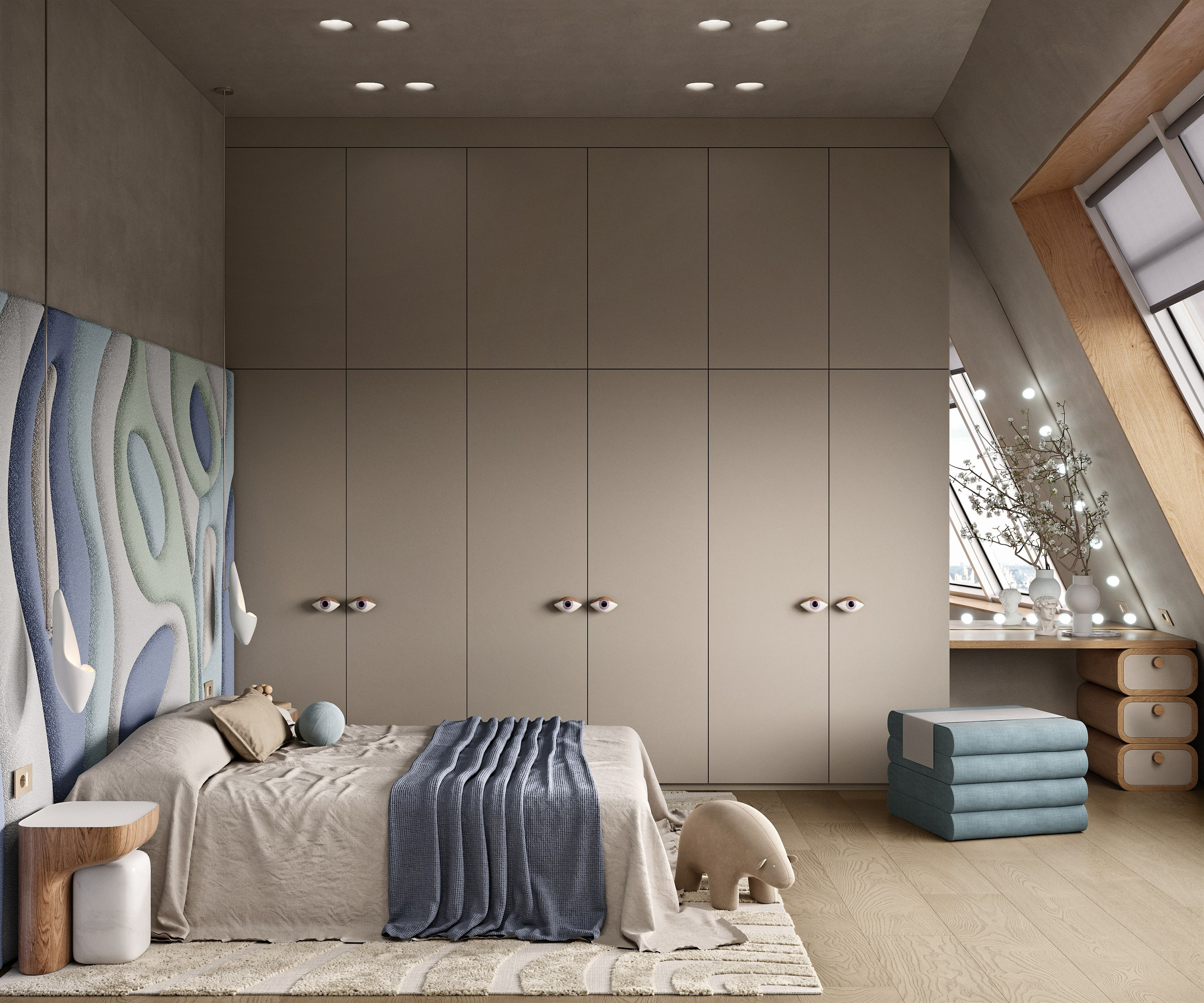 Kids room | Desing by Yuliya Shpeter. Interior visualisation | avocado.render