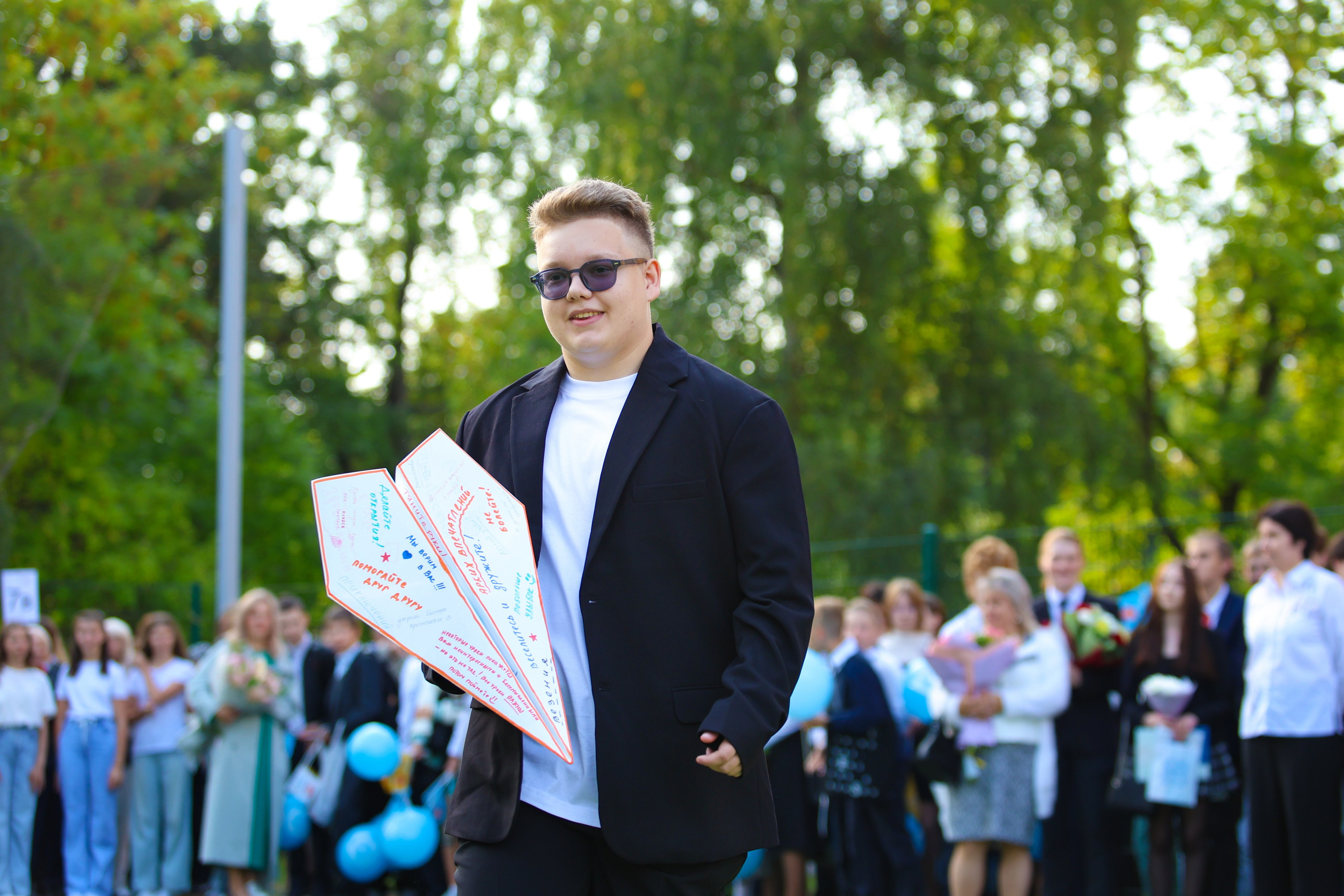 1 сентября в школе № 500. Фотограф Дарья Попова