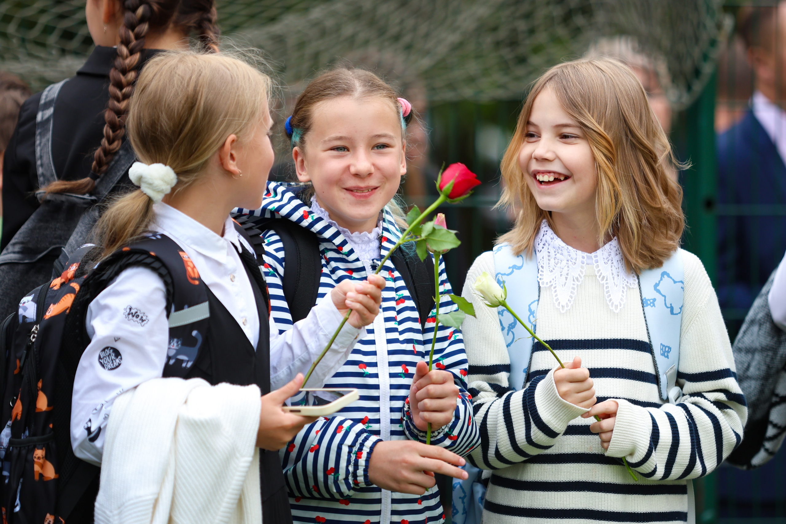 1 сентября в школе № 500. Фотограф Дарья Попова
