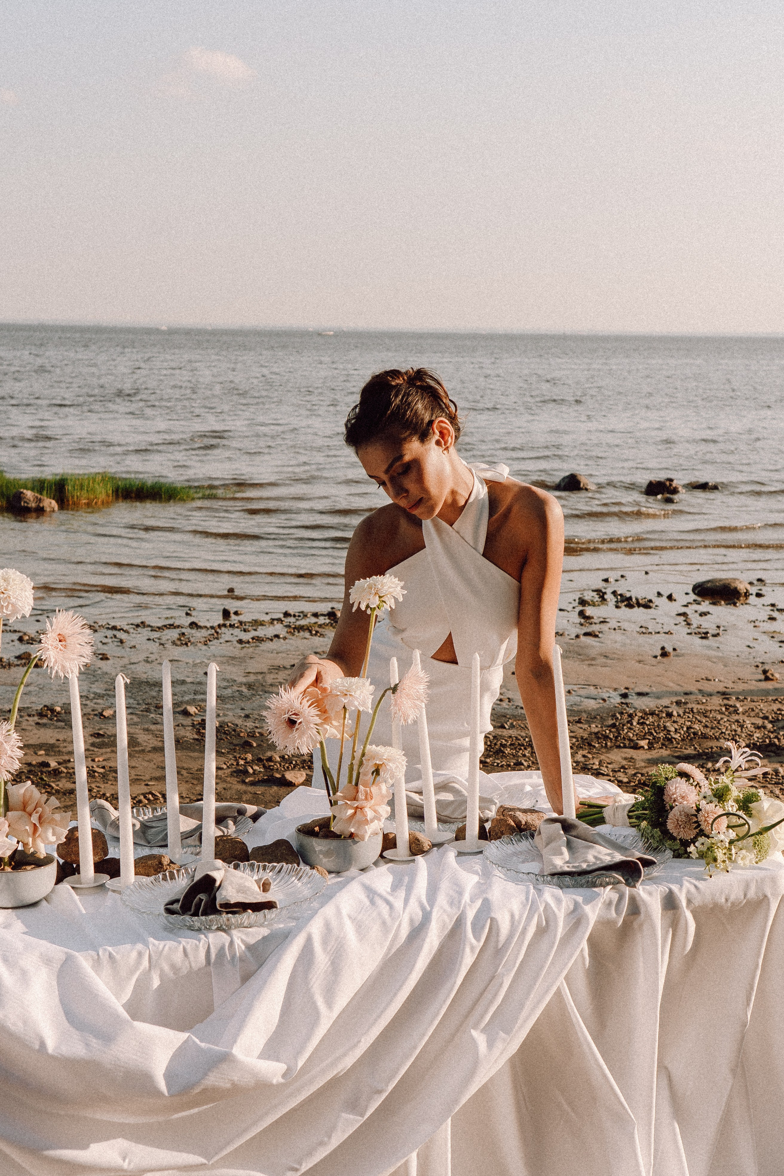 СВАДЕБНАЯ ФОТОСЕССИЯ ВЫЕЗДНОЙ ЦЕРЕМОНИИ (ФИНСКИЙ ЗАЛИВ). Профессиональный фотограф, Санкт-Петербург — Виктория Богомолова