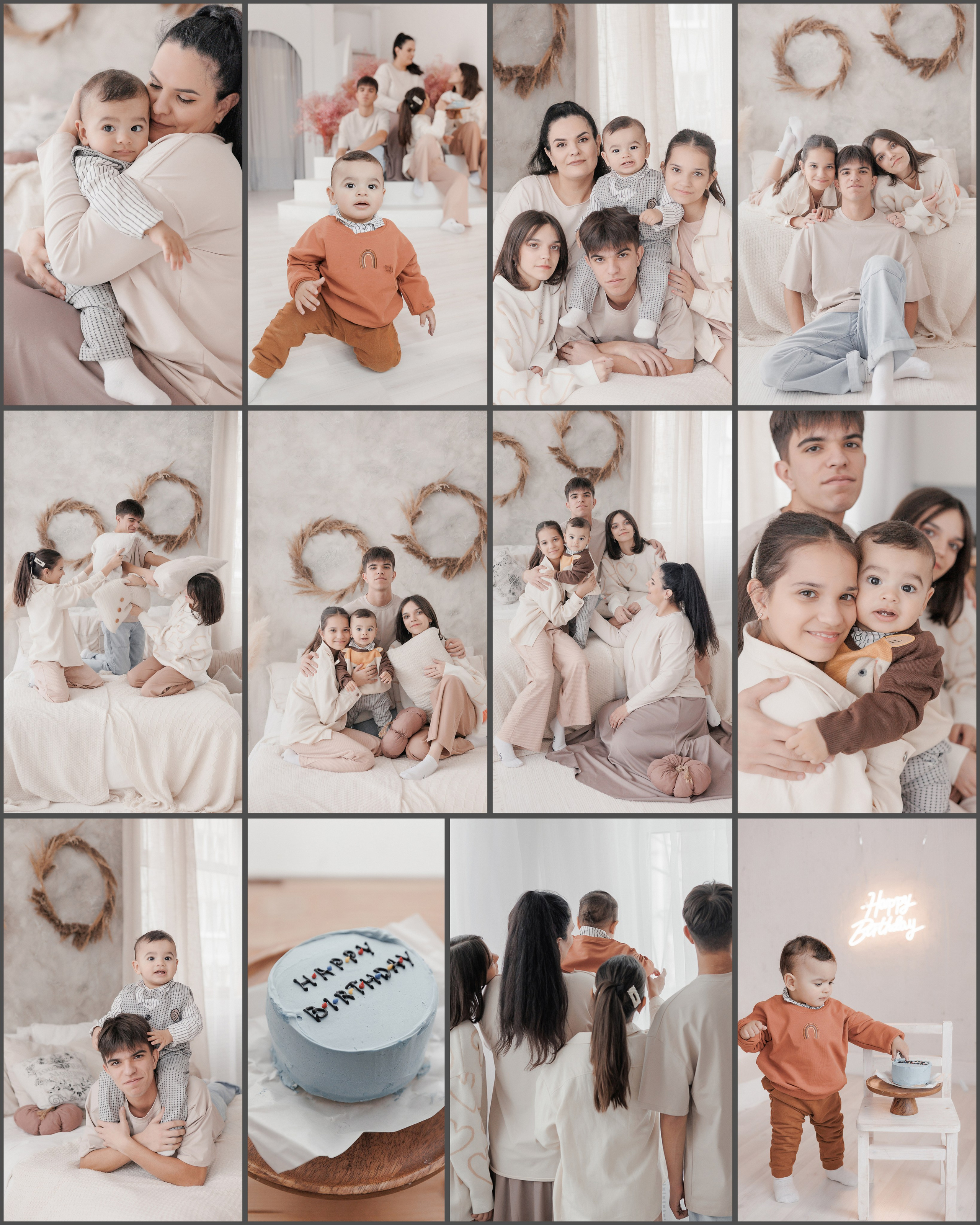 Семейная фотосессия в фотостудии и на природе в Твери. Свадебный и семейный фотограф в Твери и Тверской области