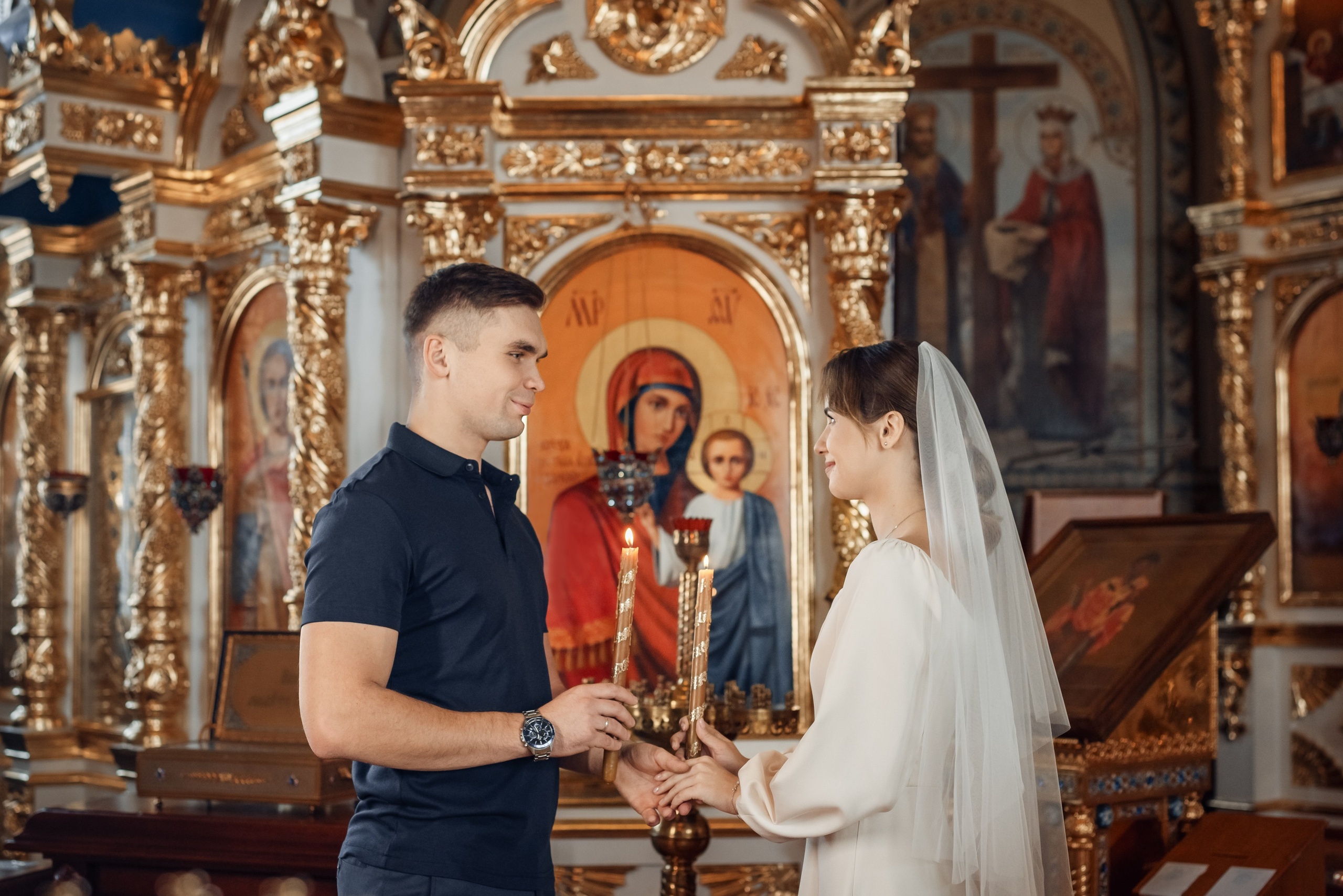 Венчание в храме Иоанна Богослова. Церковный фотограф на Таинство Крещения и Венчания в Оренбурге и Оренбургской области Екатерина Белкина