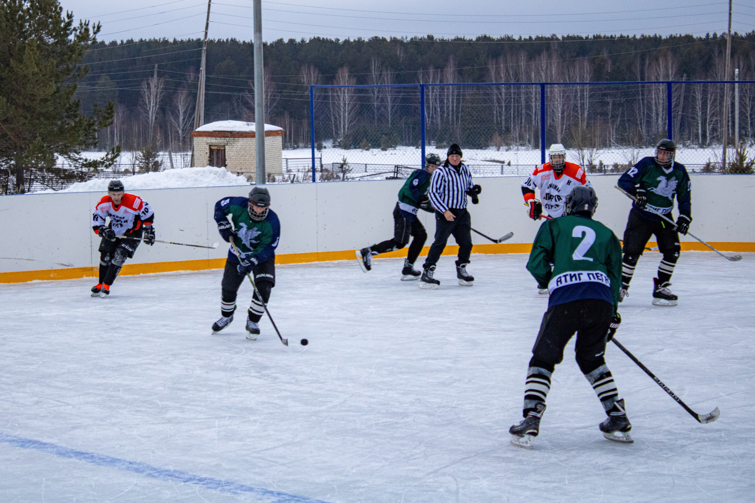 Хоккей г.п Атиг-г.Нижние Серги