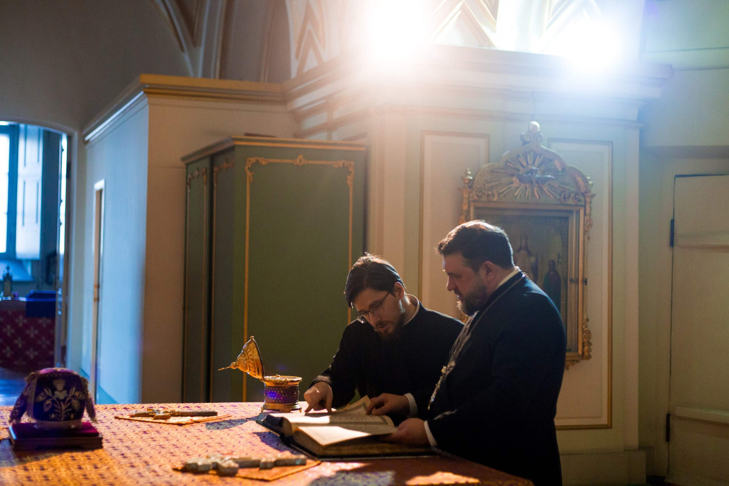 Великая вечерня с чином Пассии. НИКОЛО-БОГОЯВЛЕНСКИЙ МОРСКОЙ СОБОР