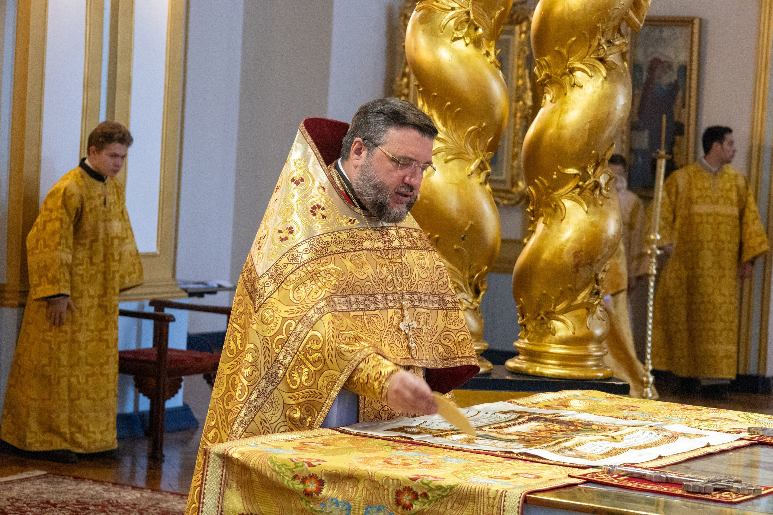 Неделя 17-я по Пятидесятнице. Глас 8-й. Ап. от 70-ти Кодрата. Сщмч. Фоки, еп. Синопийского. НИКОЛО-БОГОЯВЛЕНСКИЙ МОРСКОЙ СОБОР