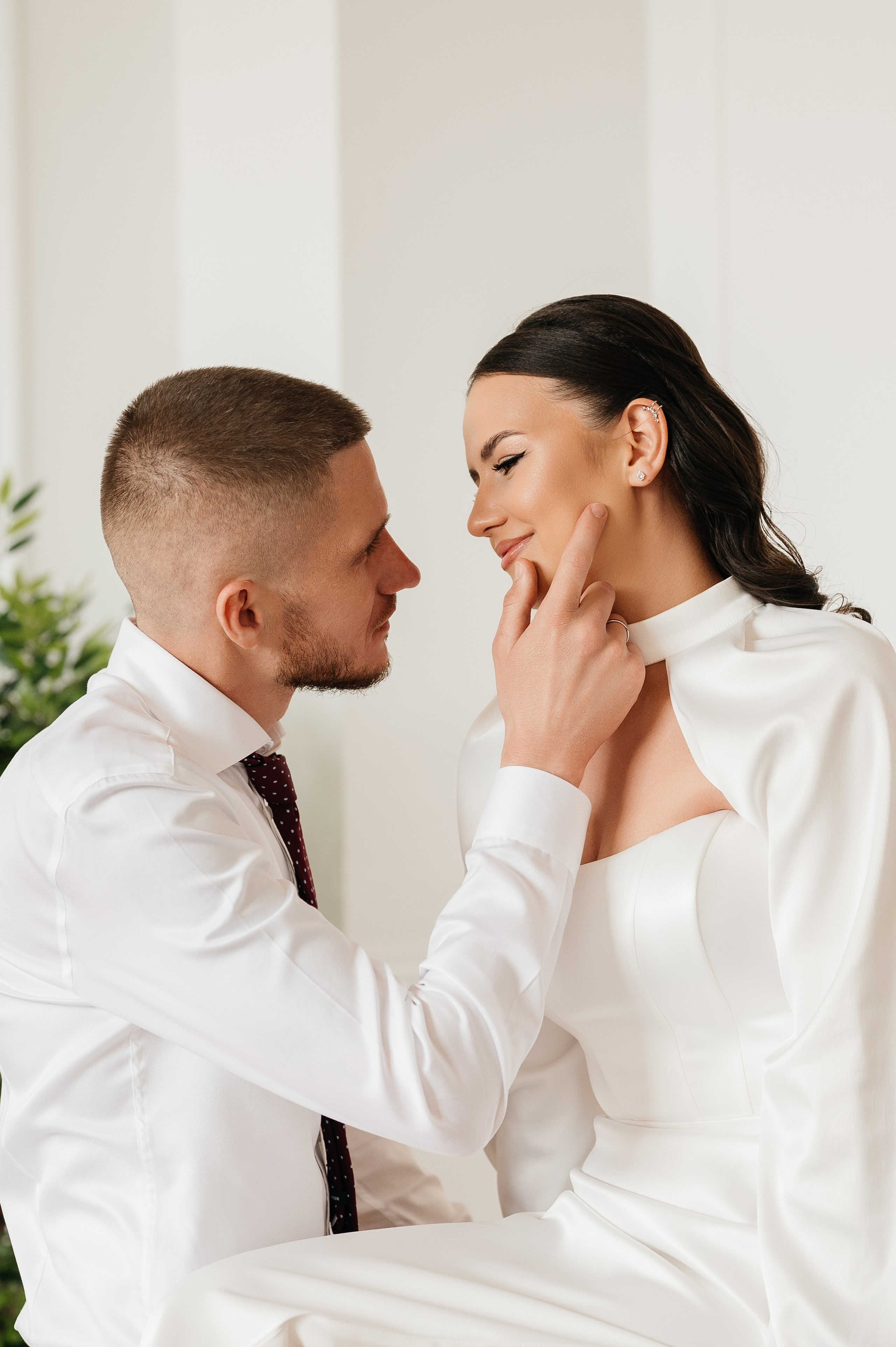 Свадебная фотосессия в студии. Свадебный и семейный фотограф в Краснодаре Алина Мельник