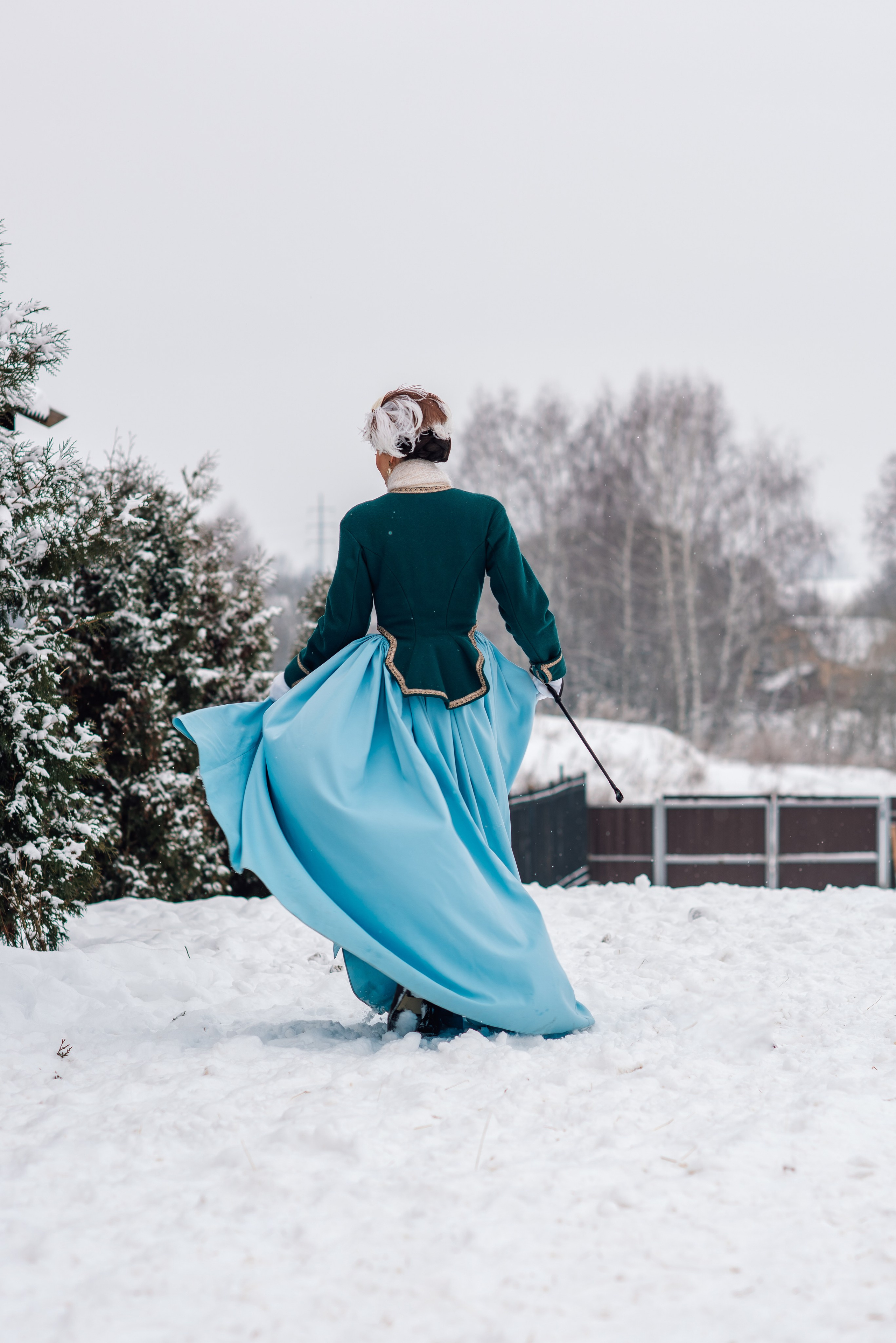 Зимняя парфорсная охота. Фотограф Диана Вальтер