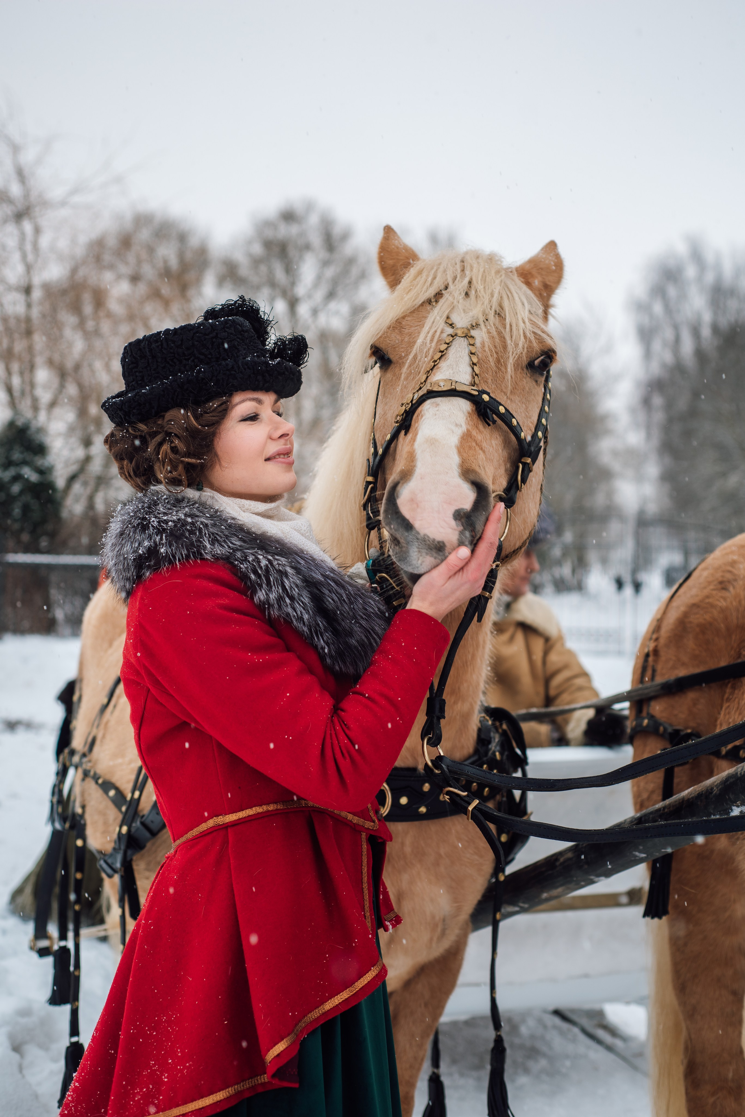 Зимняя парфорсная охота. Фотограф Диана Вальтер