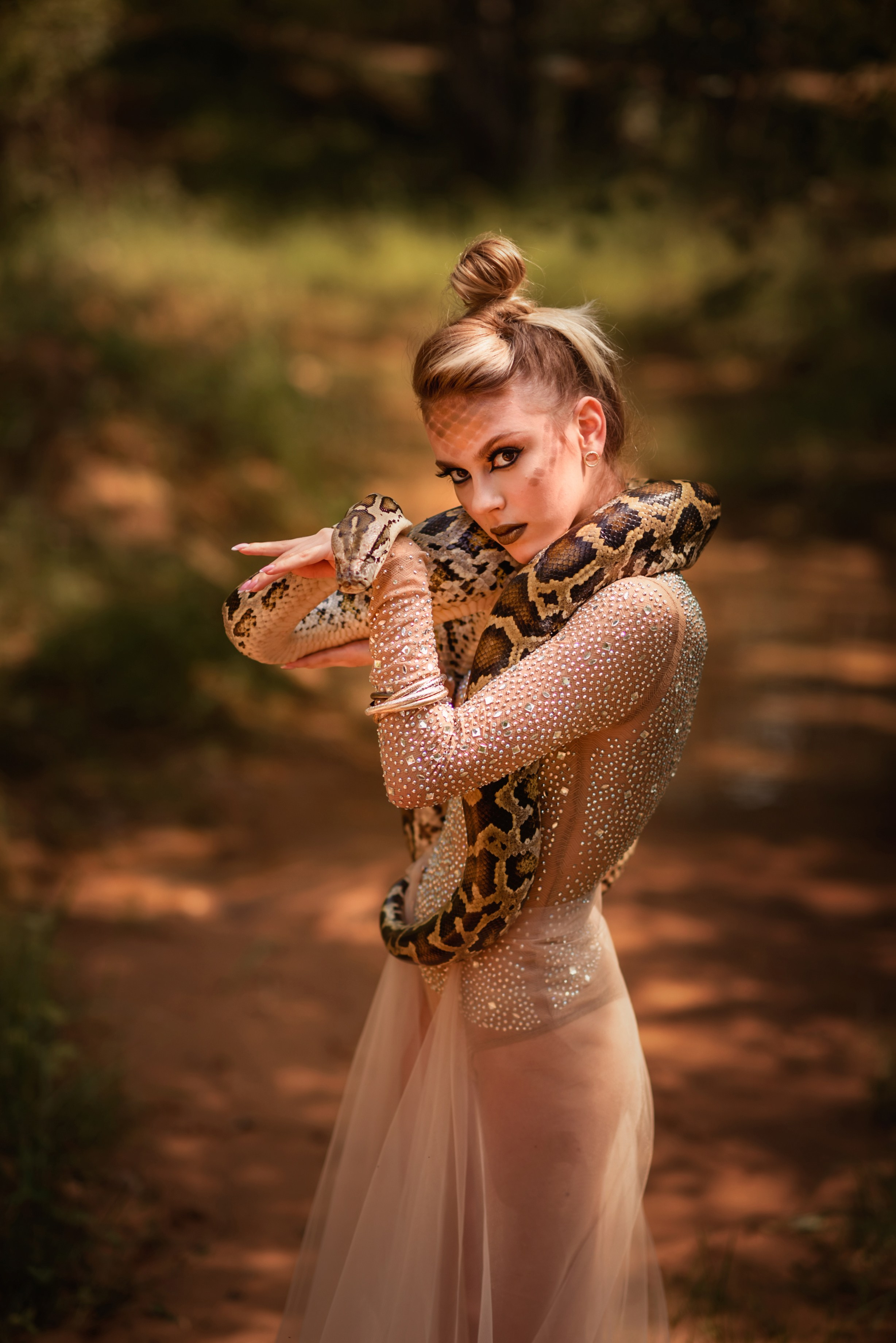 Фотосессия с питоном. Фотограф Диана Вальтер