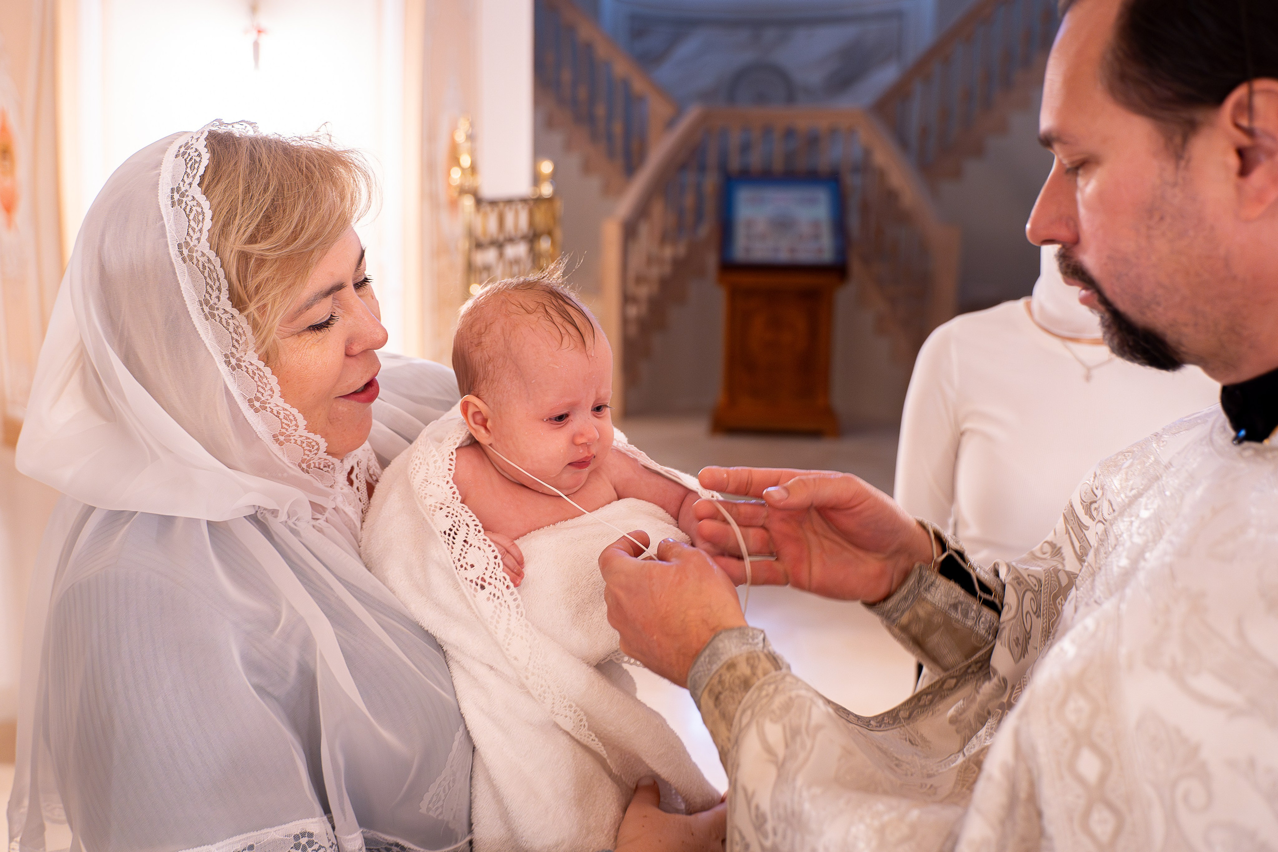 Двойное крещение. Фотограф на роды Москва Ольга Летучева