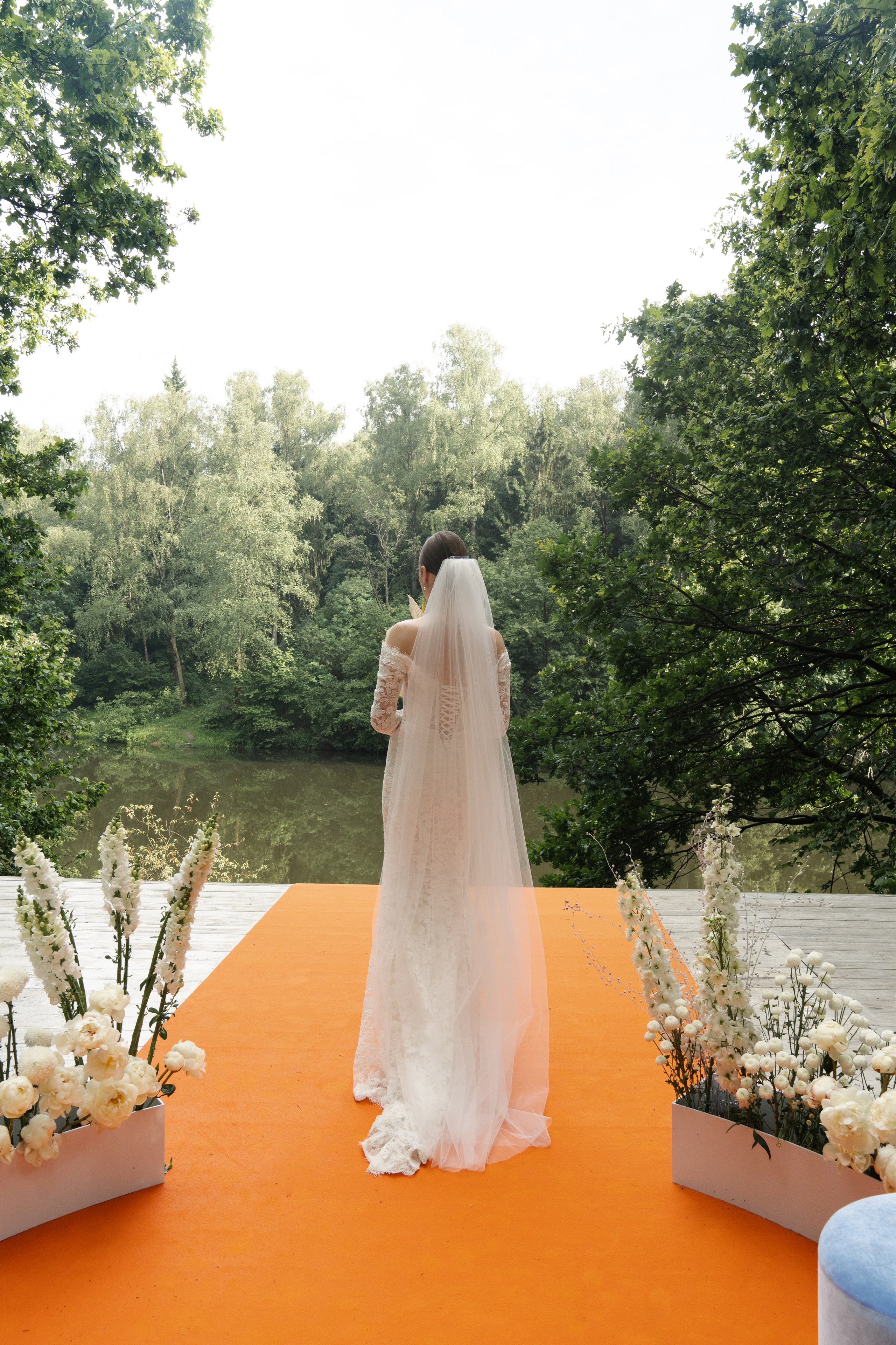 Оранжево-голубое слияние. VENSKAYA WEDDING & EVENT PLANNER