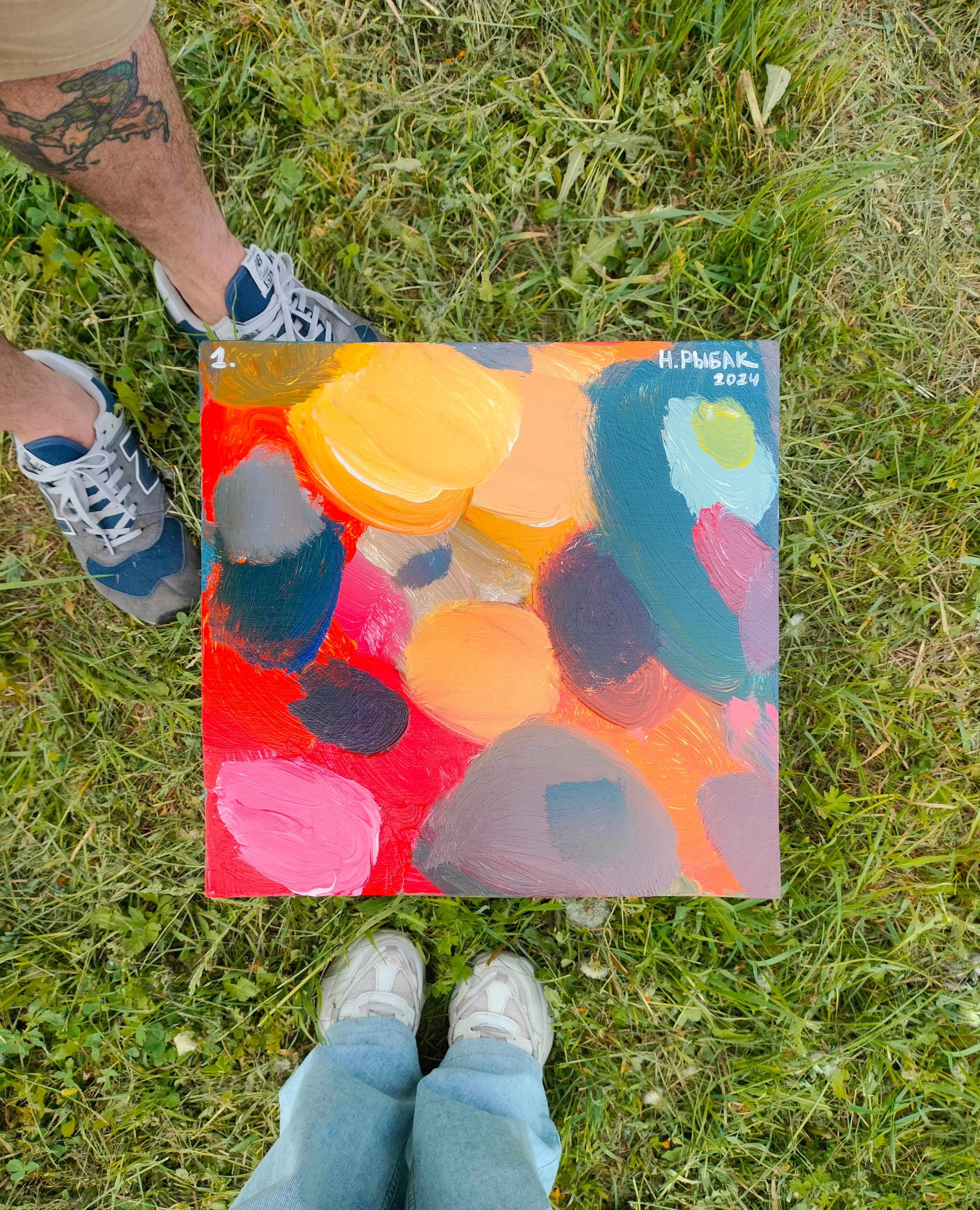 Табуретки-объекты. Художник Рыбак Николай