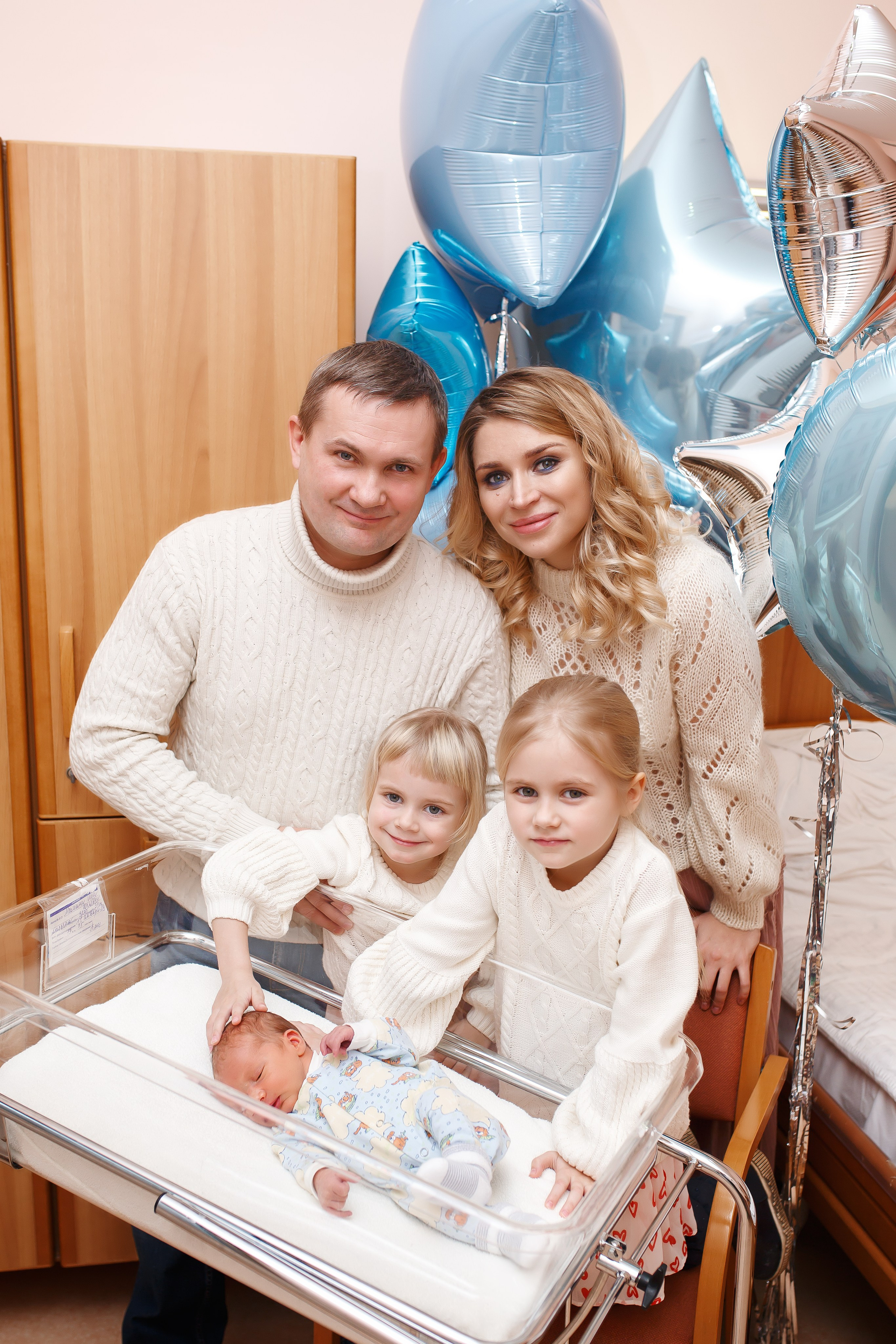 Выписка из роддома. Фотограф г. Москва Олеся Пантелеева