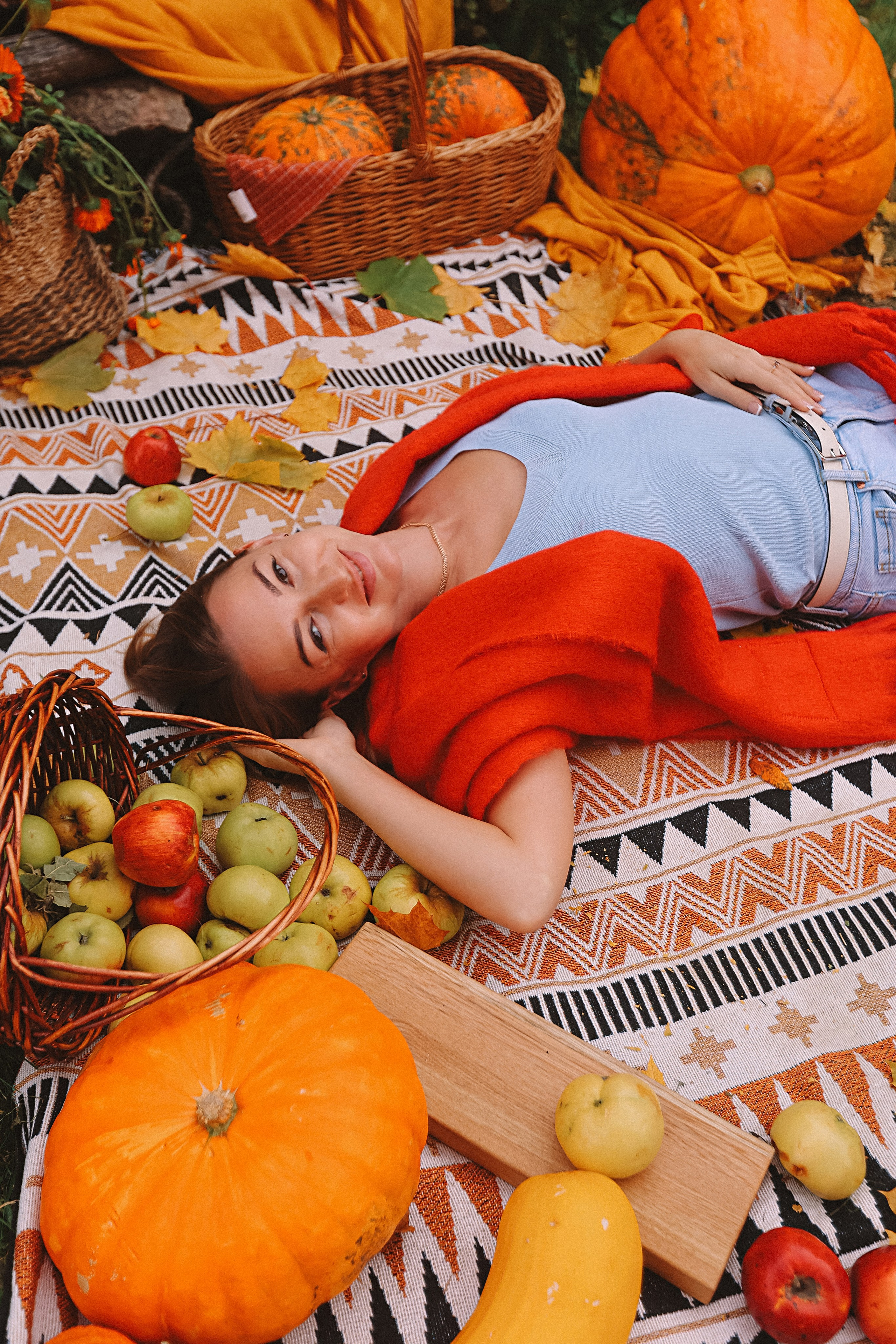 Тыквы. Семейный фотограф Тюмень, фотограф на роды Салмина Мария