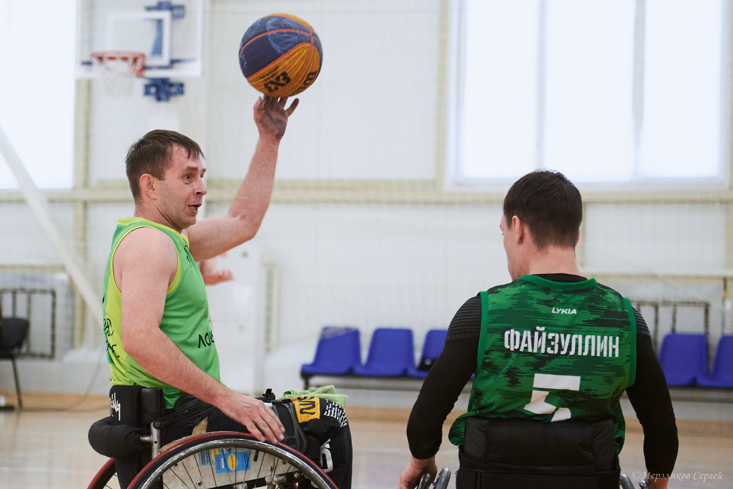 X традиционный Рождественский турнир по баскетболу на колясках. Ижевск. Спортивный репортажный фотограф в Ижевске Сергей Мерзляков