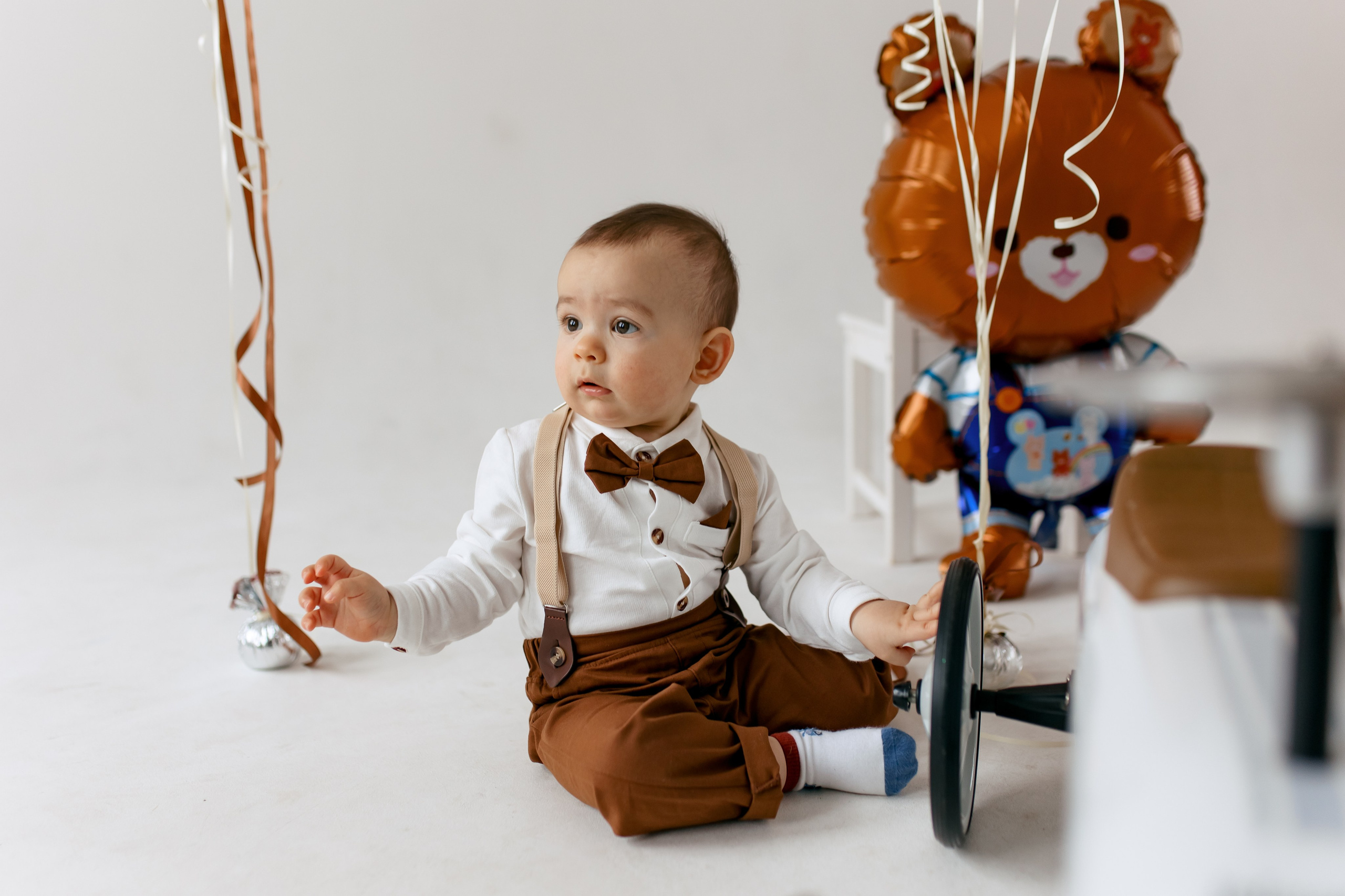 Мишка и шарики. Свадебный и портретный фотограф — Мария Костина