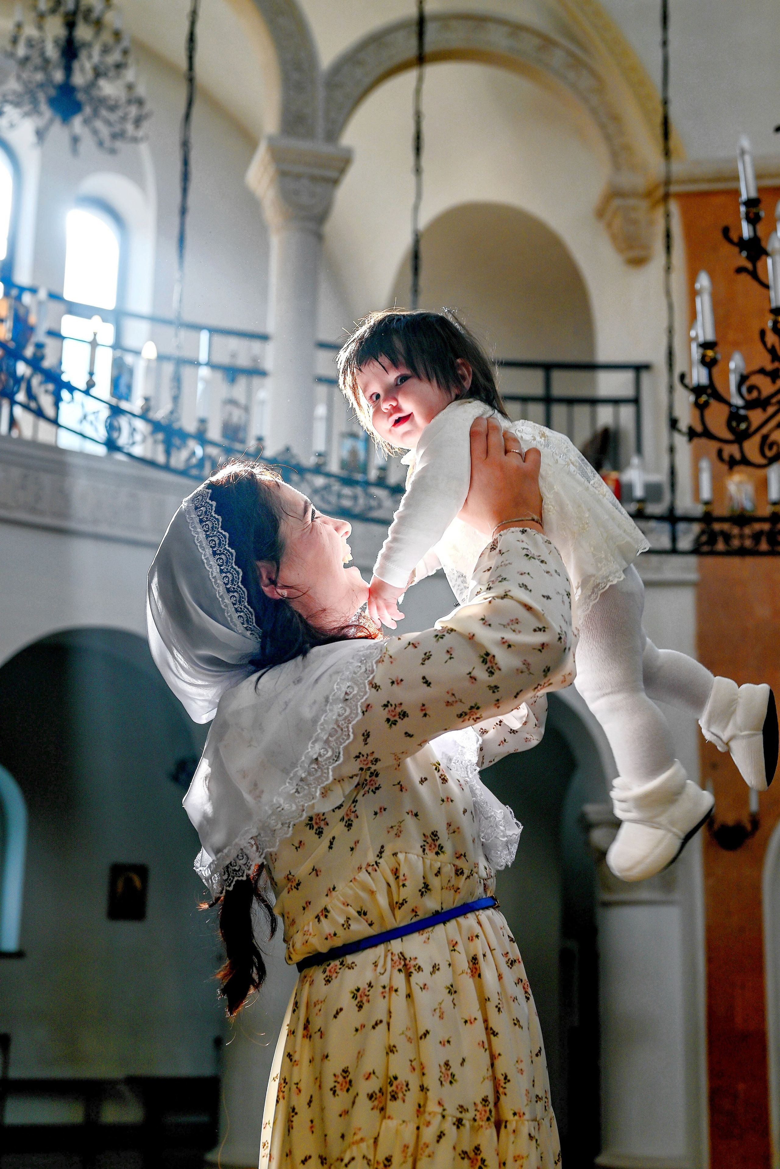 Крещение Вероники. Семейный и детский фотограф Москва