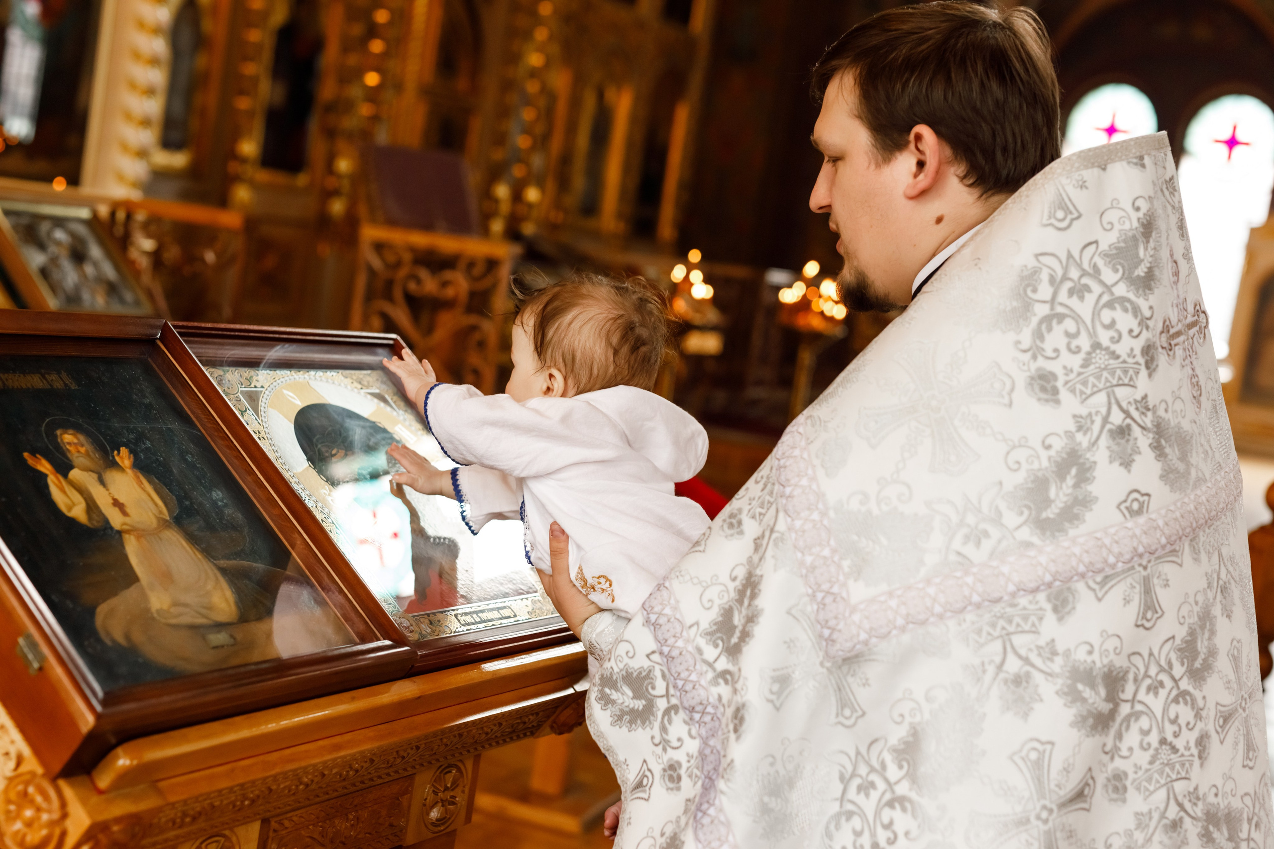 Крещение Николая. Семейный и детский фотограф в Краснодаре Элона Литвинова