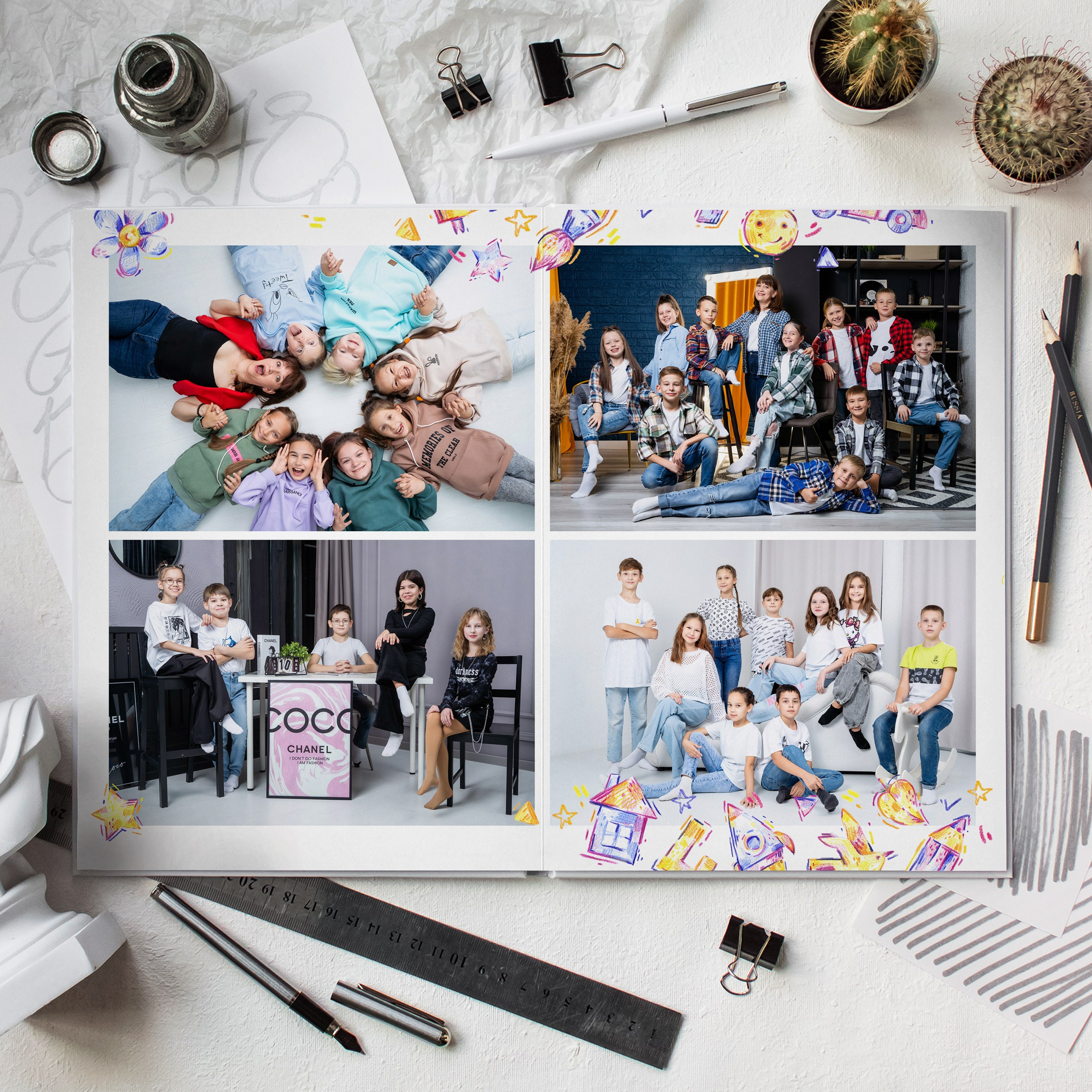 Стиль Рисунки 2. Выпускные альбомы Нижнекамск Набережные Челны Фотостудия Небо