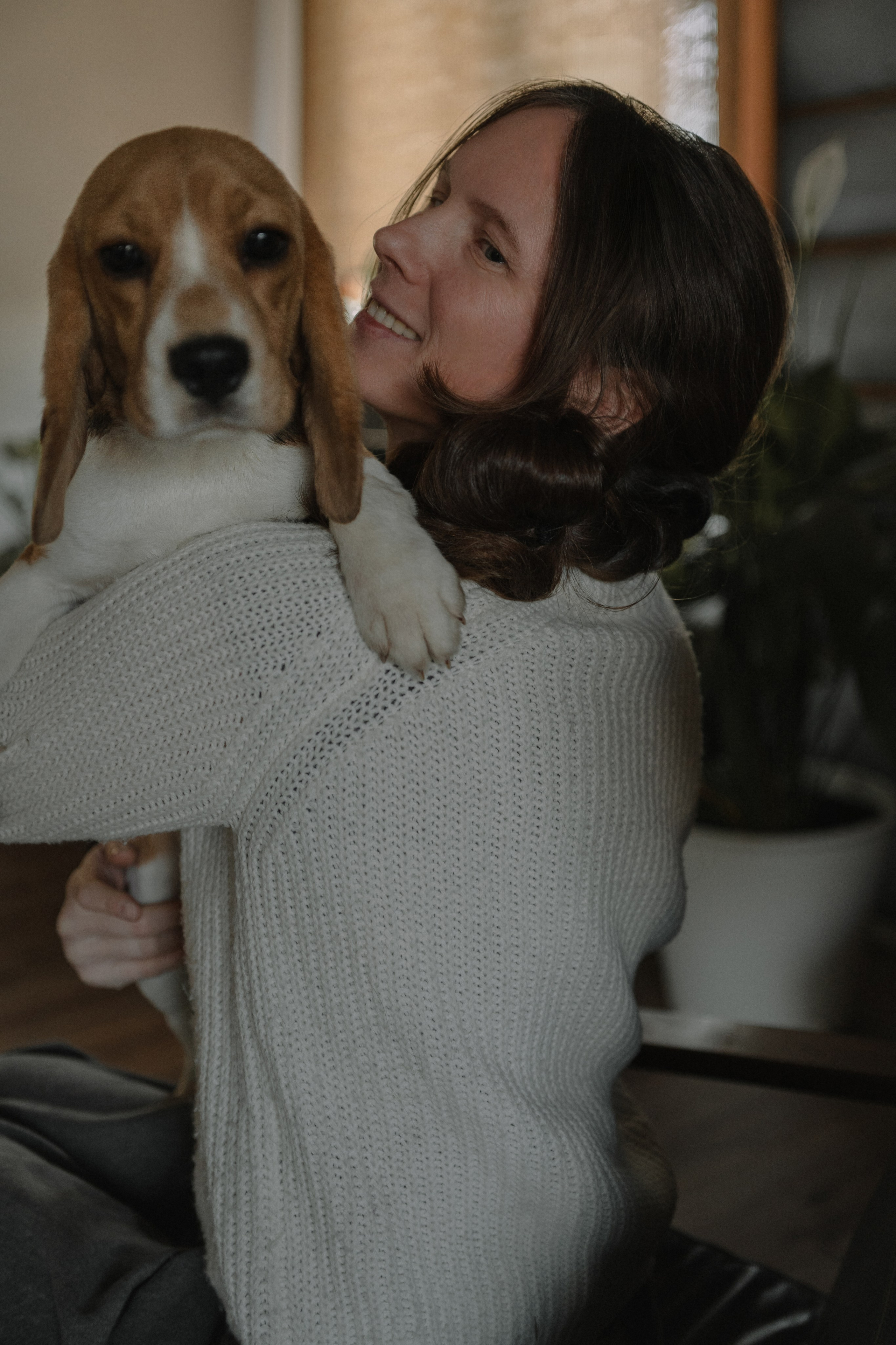 Маша, бигль Вера и её ферма. Семейный фотограф в Москве Алёна Чача