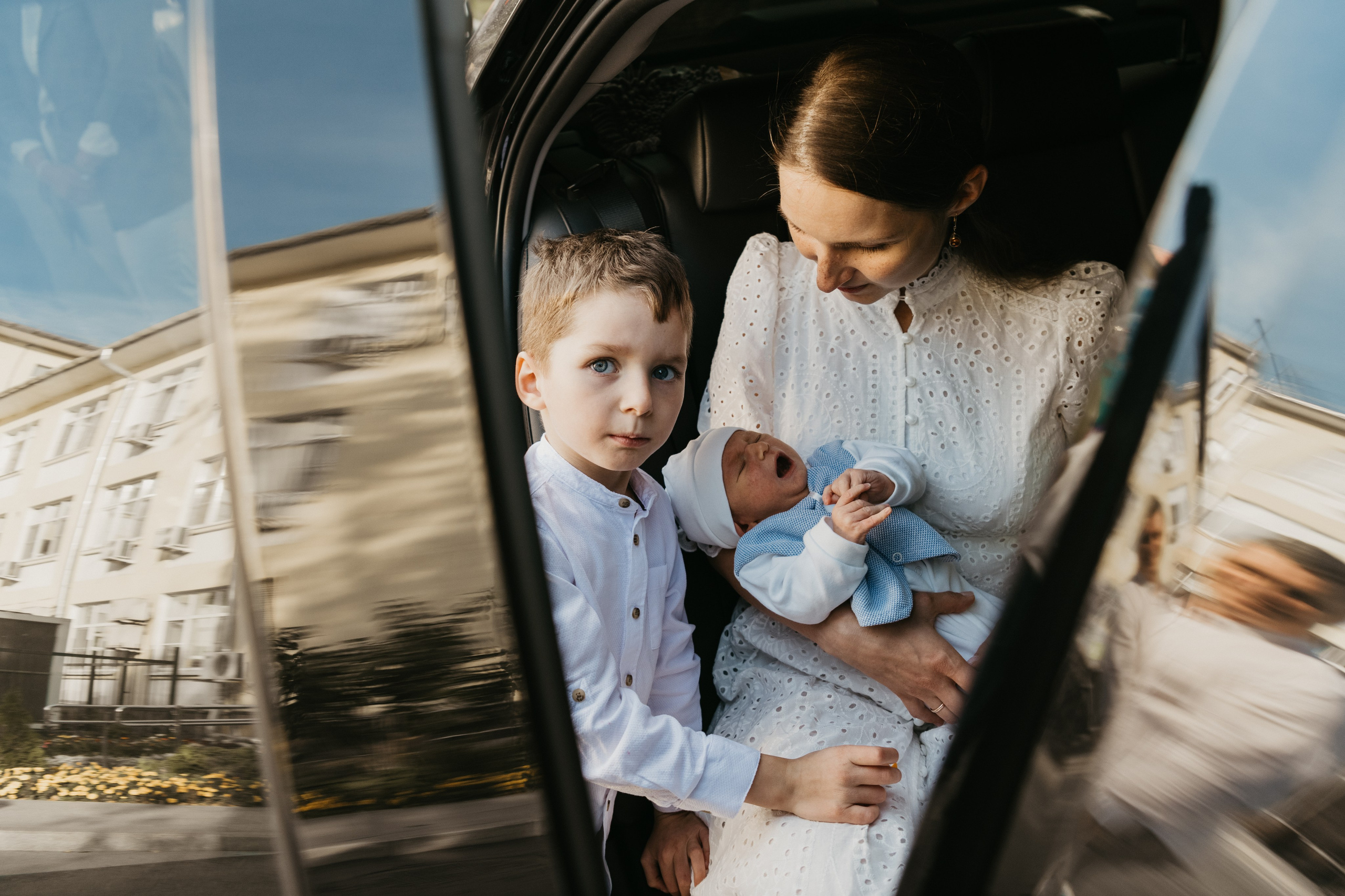 Выписка Павла. Ерамишанцева. Фотограф на выписку из роддома в Москве и МО