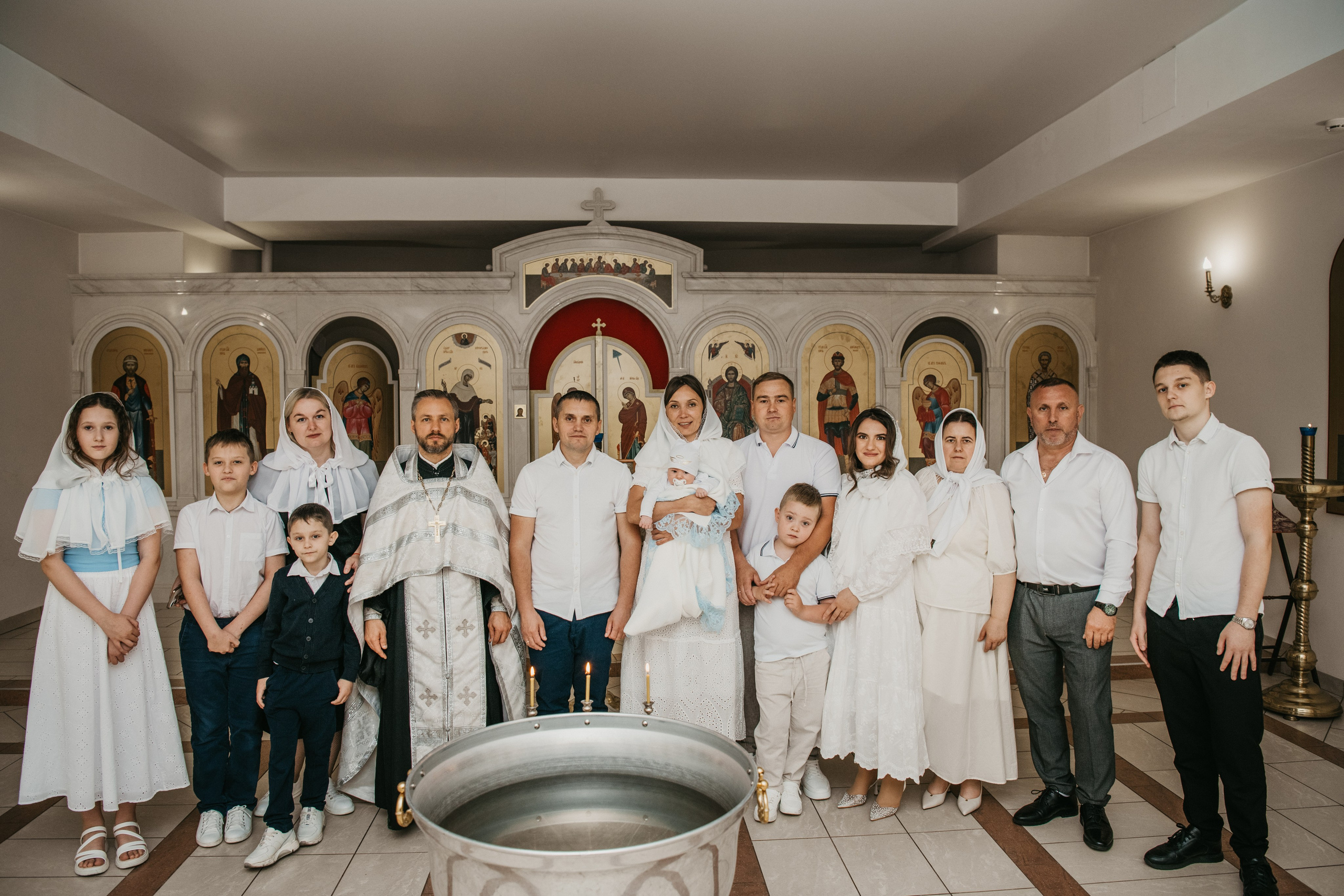 Крещение Евгения. Фотограф на выписку из роддома в Москве и МО