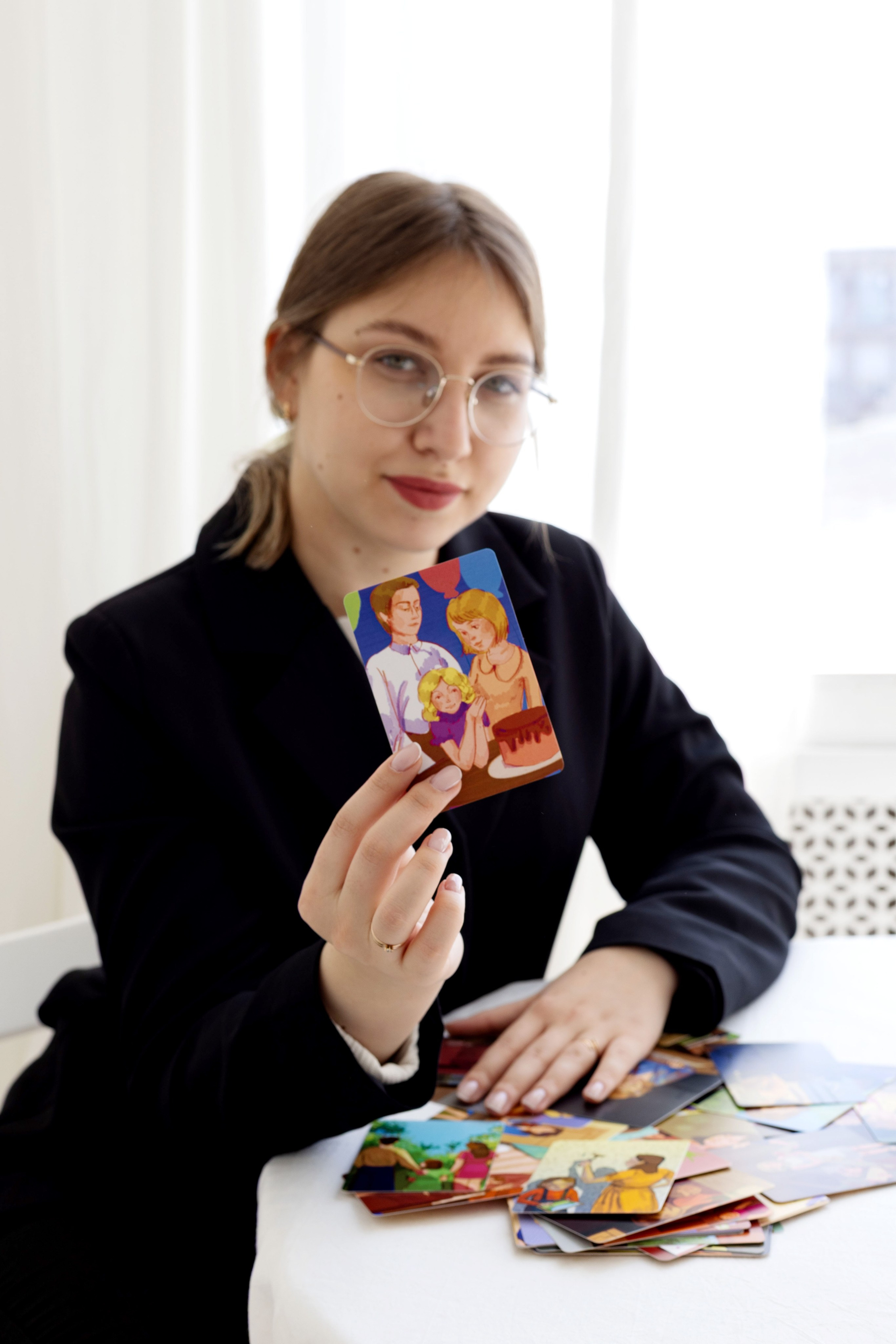 Семейная фотосессия в студии (Михаил, Крестина и Макар). Женский фотограф в Орске Новотроицке Динара Долганова