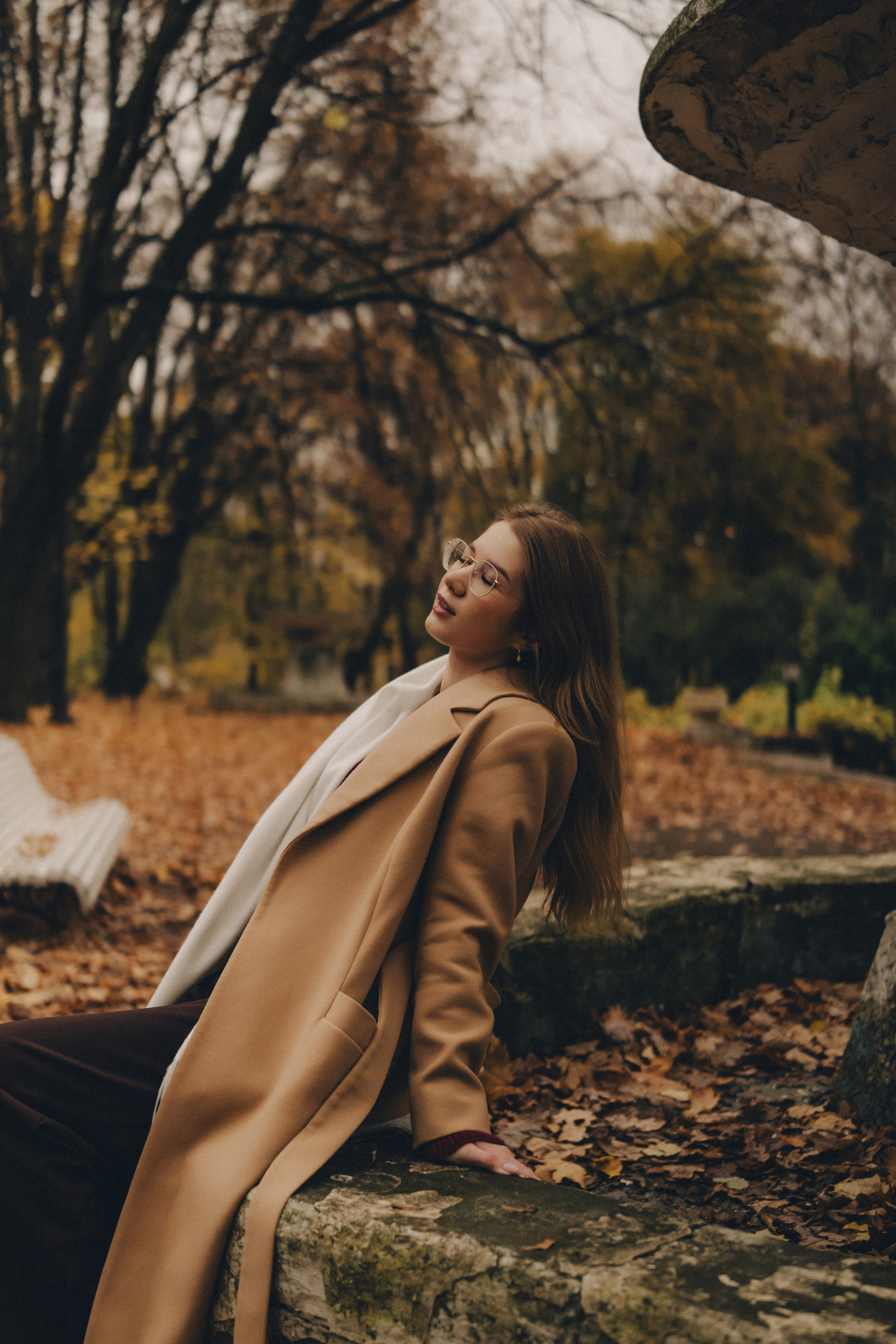 Ирина | осенняя фотосессия Нескучный сад. Портретный фотограф Москва