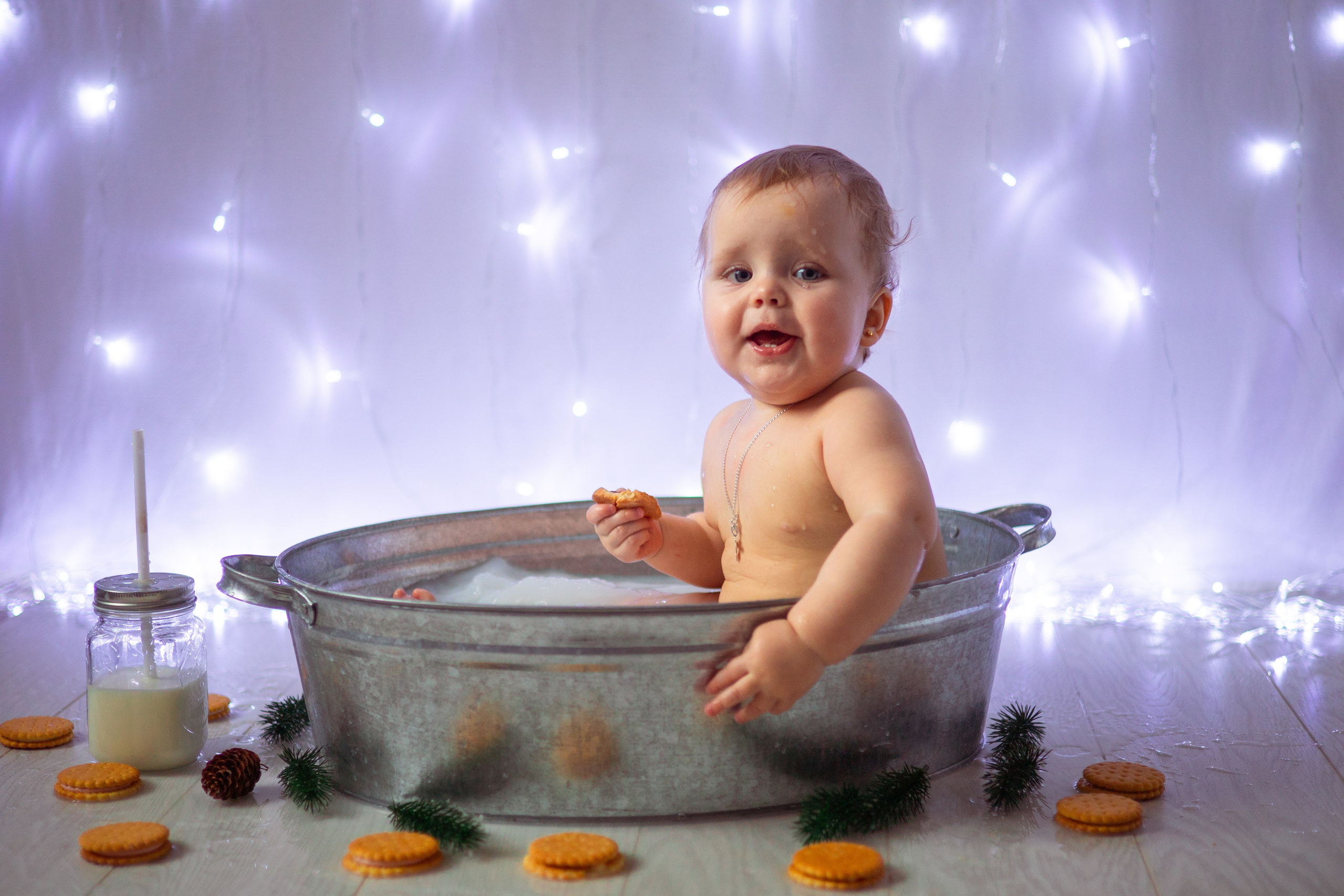 Соня Рождественская ванна. Семейный и детский фотограф в Михайловке Татьяна Лестьева