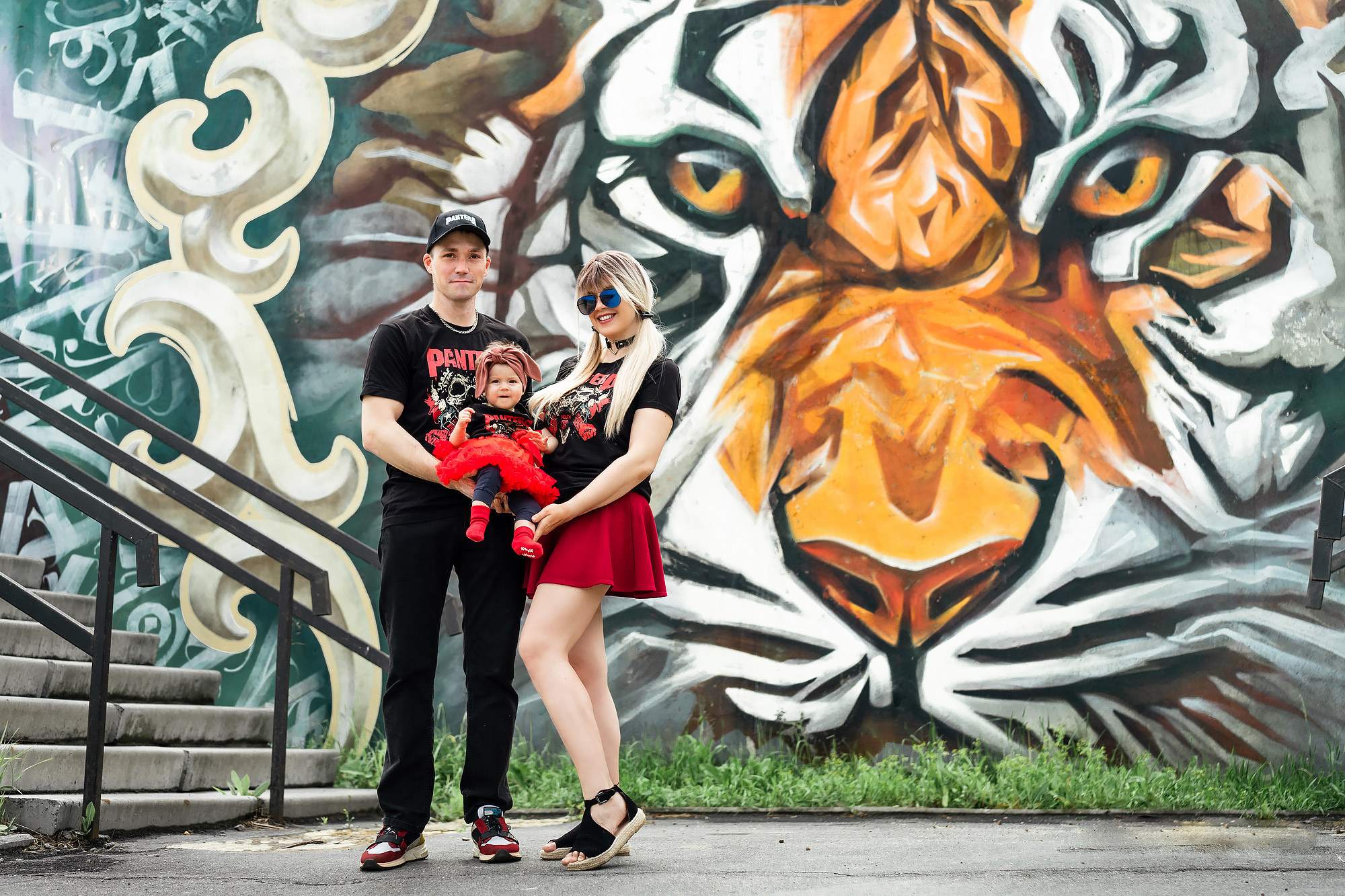 Маленький тигр по гороскопу-и стильные родители. Семейный и детский фотограф во Владивостоке Мария Гой