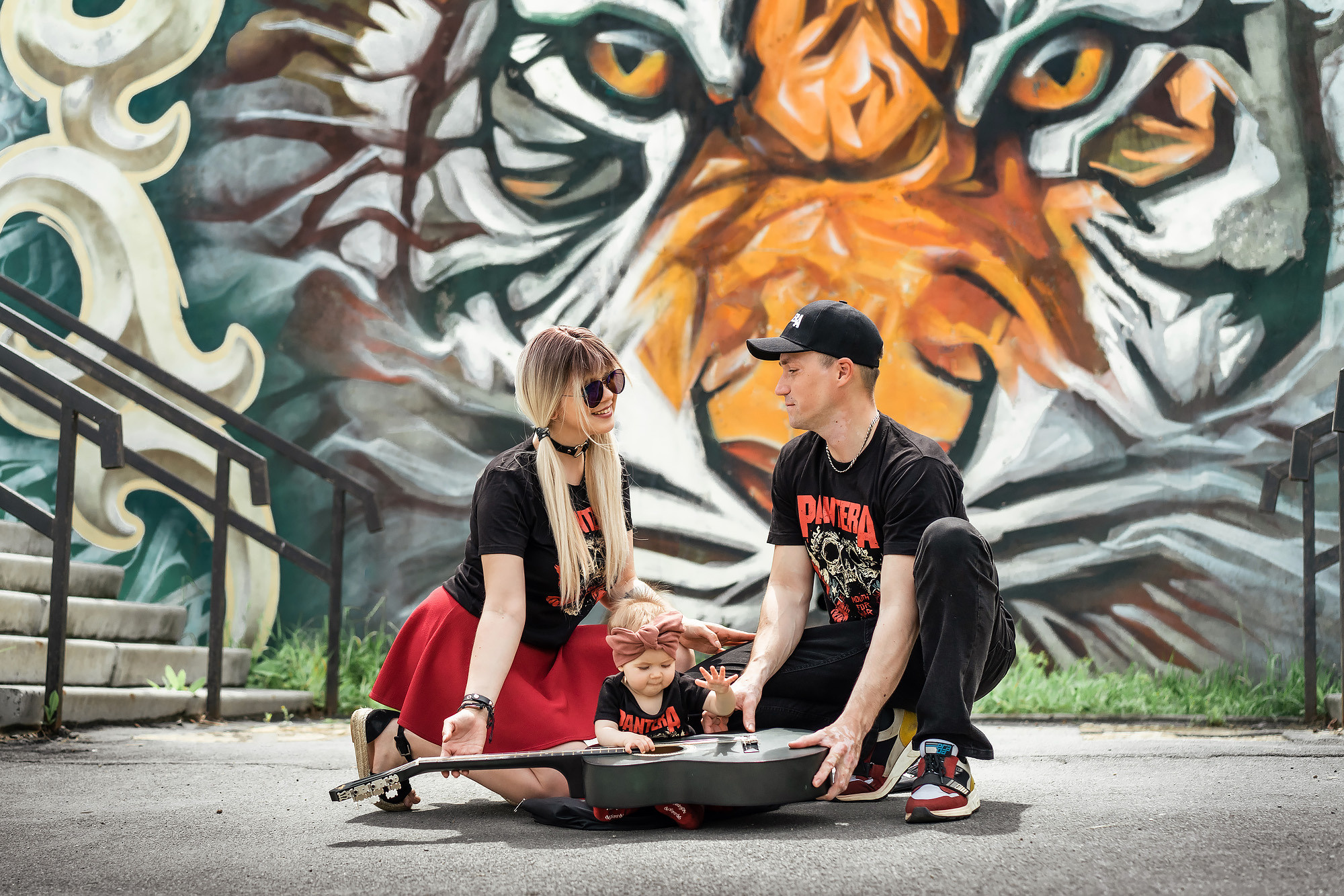 Маленький тигр по гороскопу-и стильные родители. Семейный и детский фотограф во Владивостоке Мария Гой