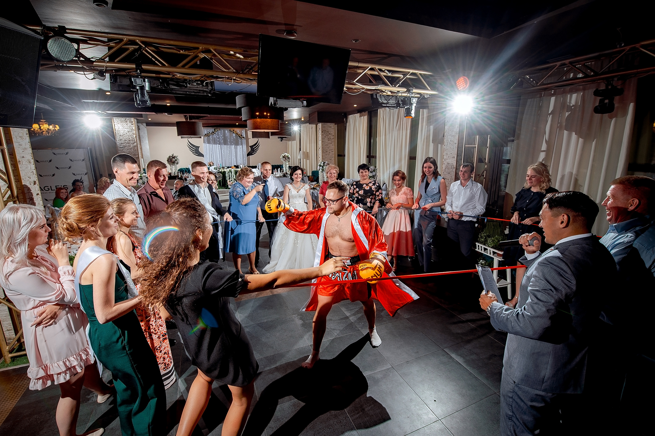 свадьба в ресторане eagle's